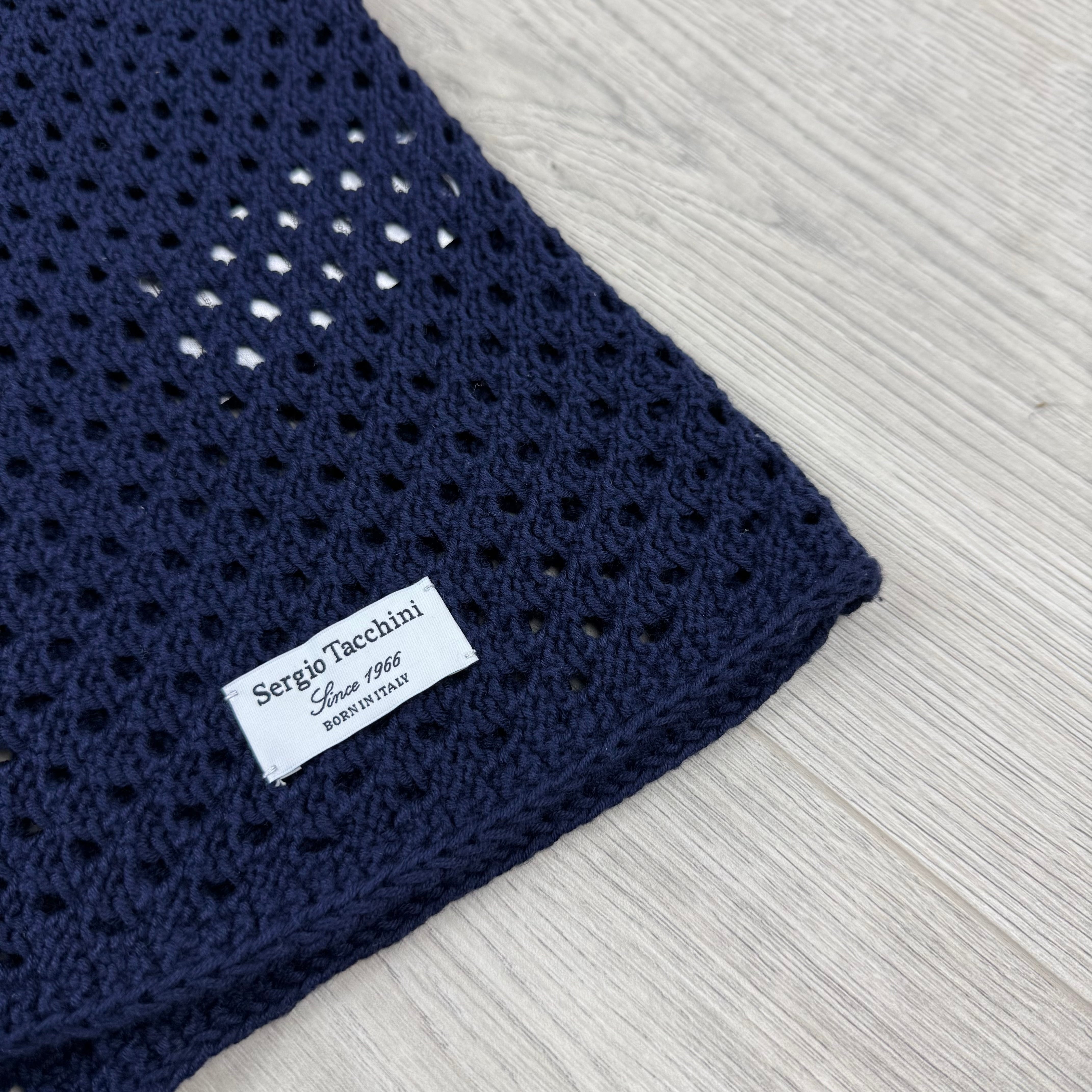 Sergio Tacchini 'Ortigia' Mesh Shirt - Navy