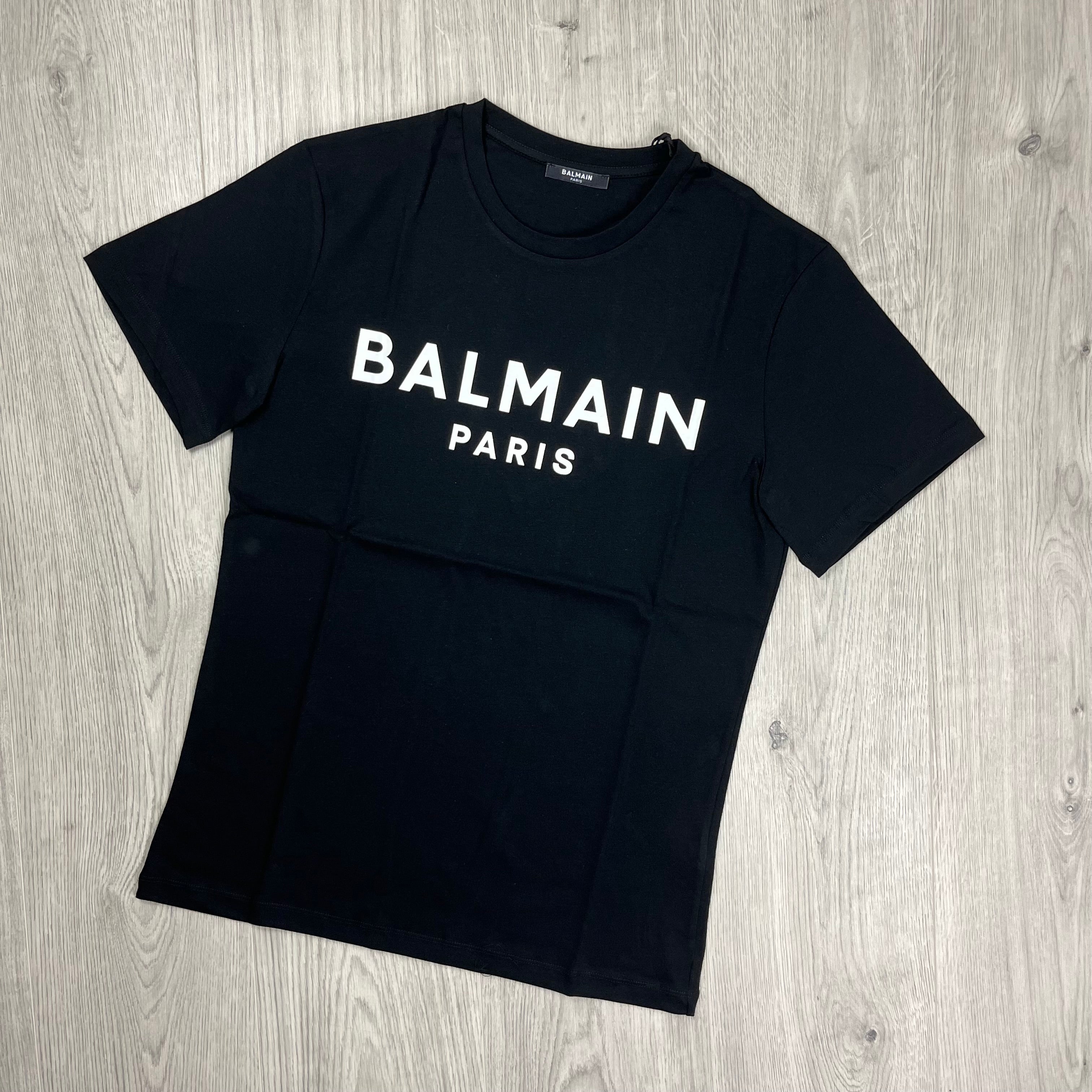 Balmain Printed T-Shirt - Black