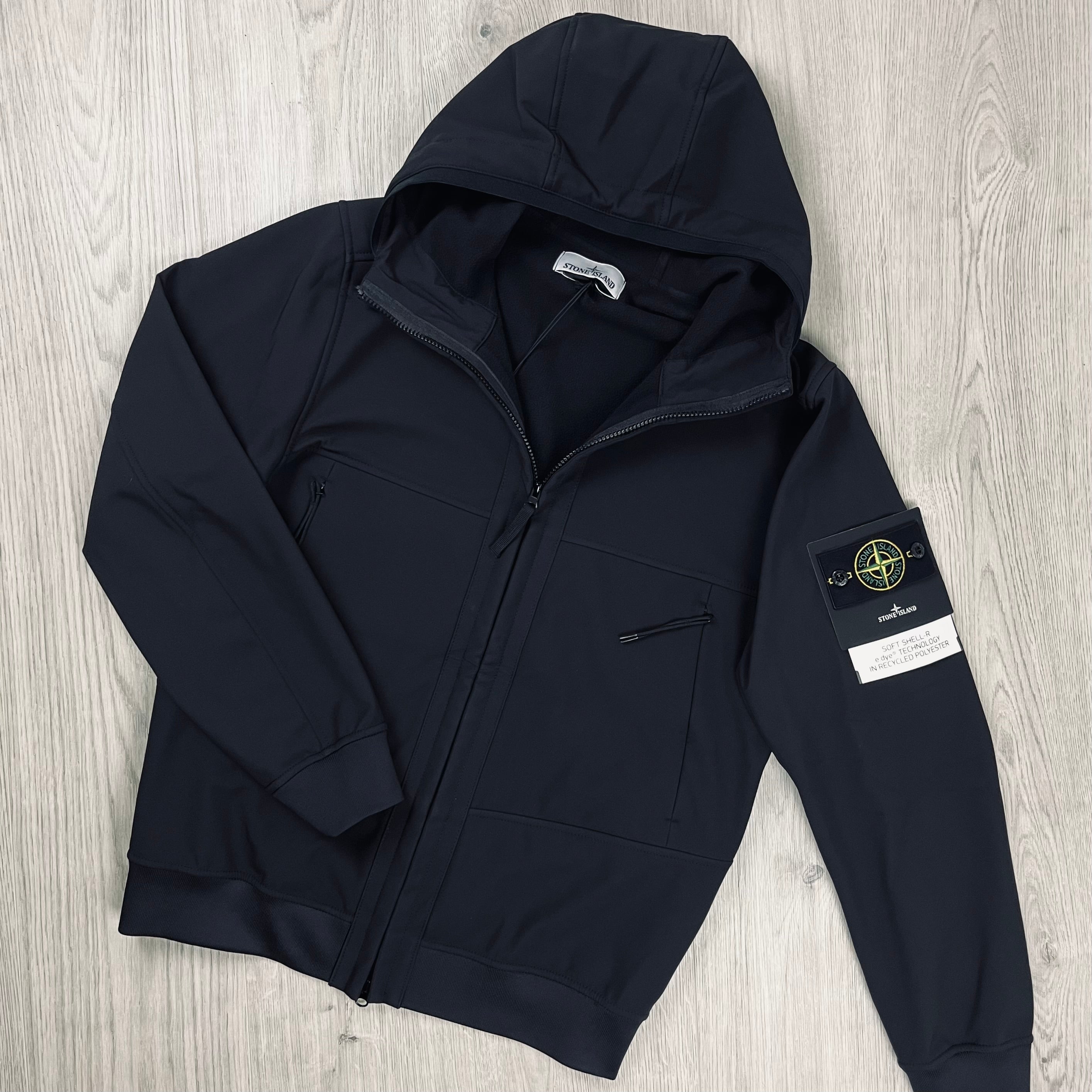 Stone Island Shell Jacket - Black