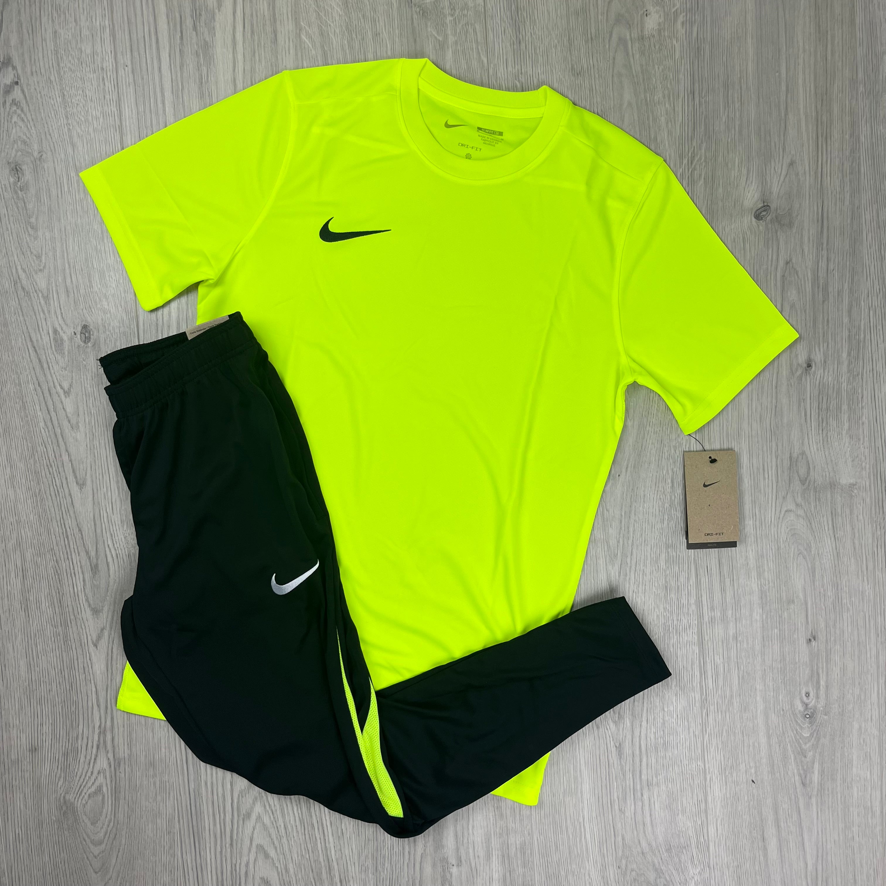 Nike Dri-Fit Set - Volt/Black