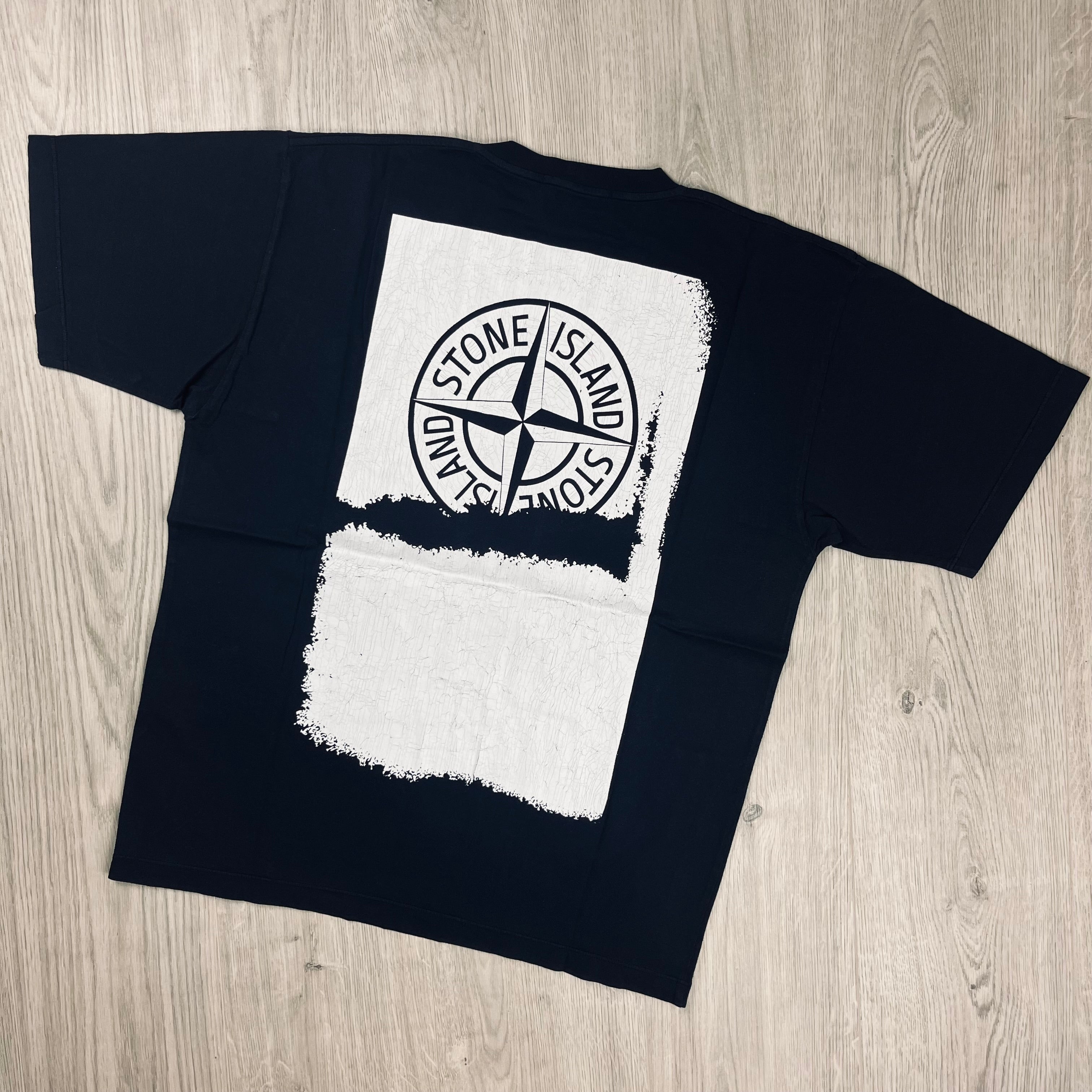 Stone Island Printed T-Shirt - Navy