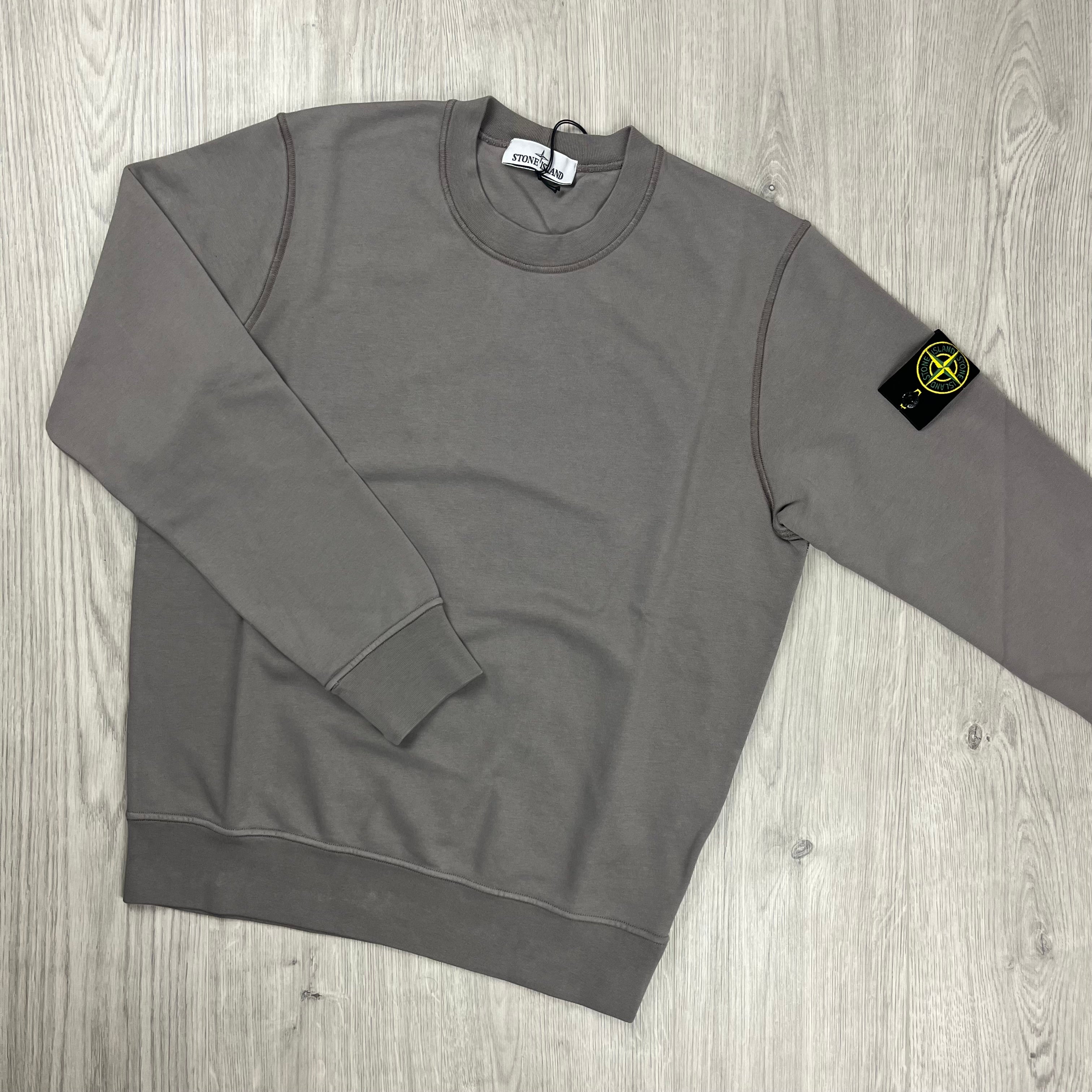 Stone Island Dyed Sweatshirt - Dove Grey