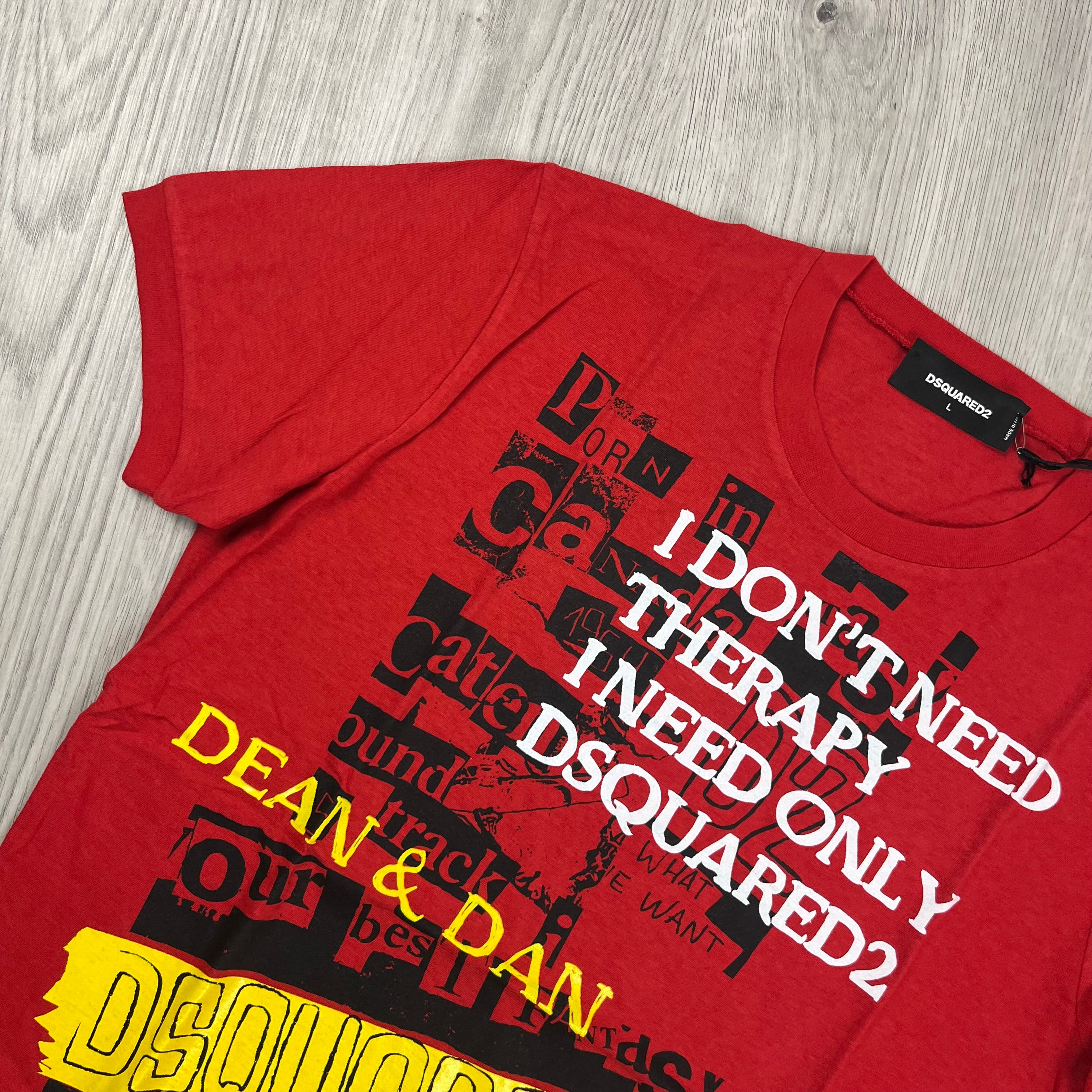 DSQUARED2 Graphic T-Shirt - Red