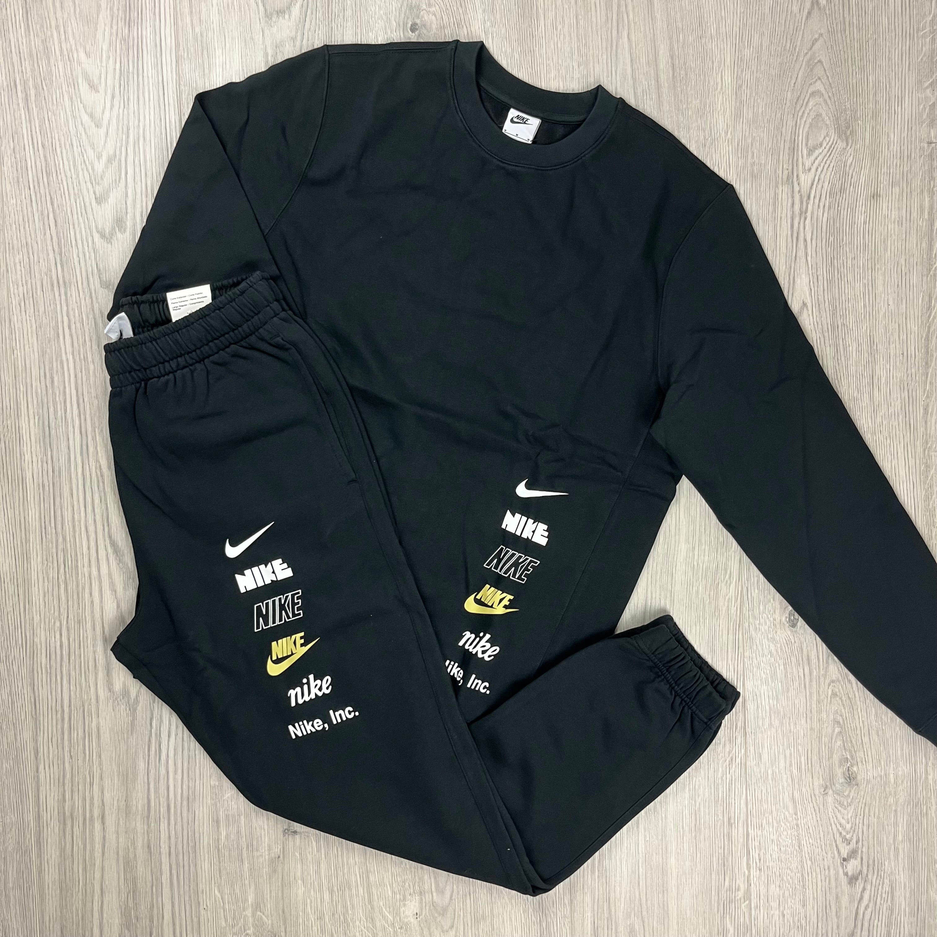 Nike Stack Tracksuit - Black