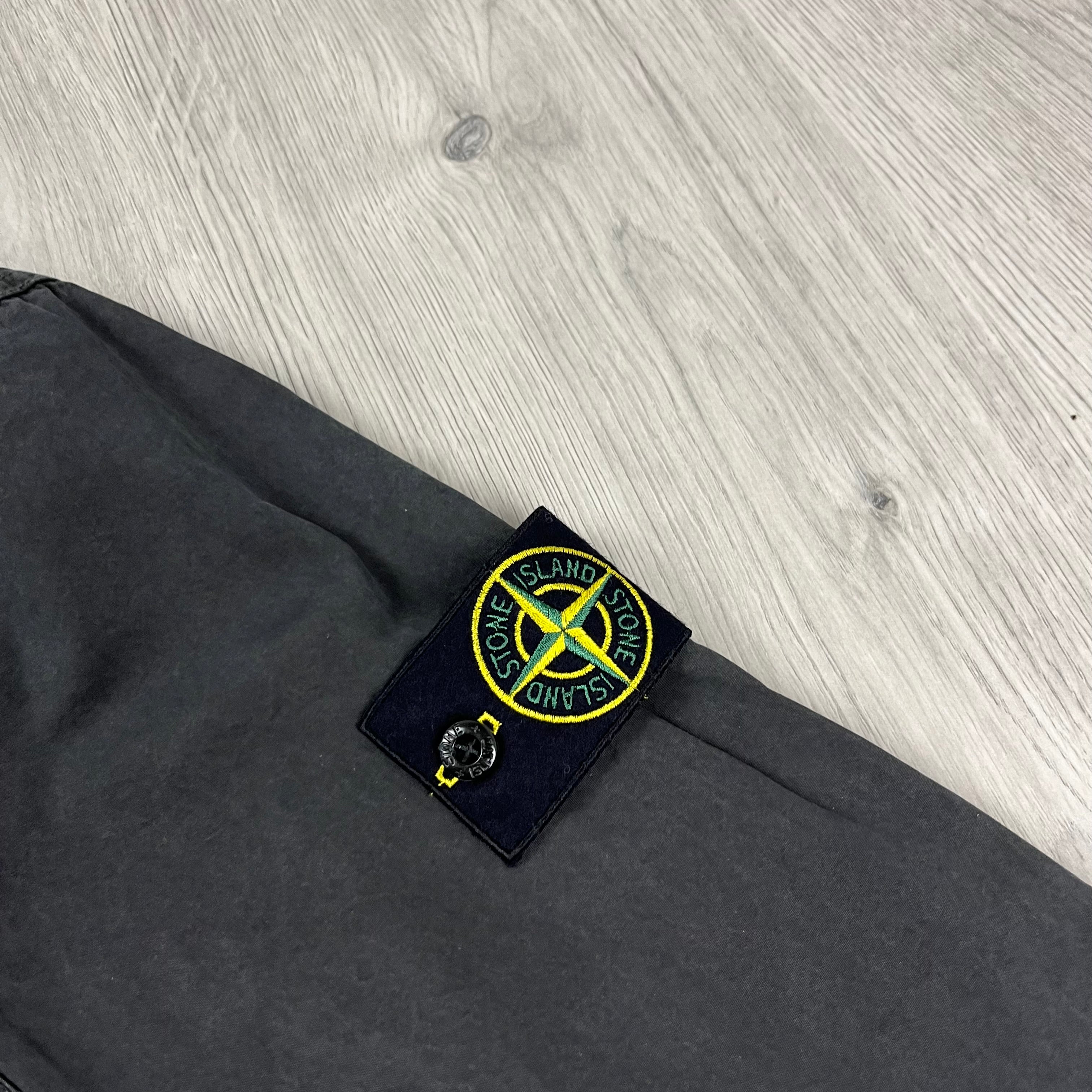 Stone Island Zip Overshirt - Charcoal