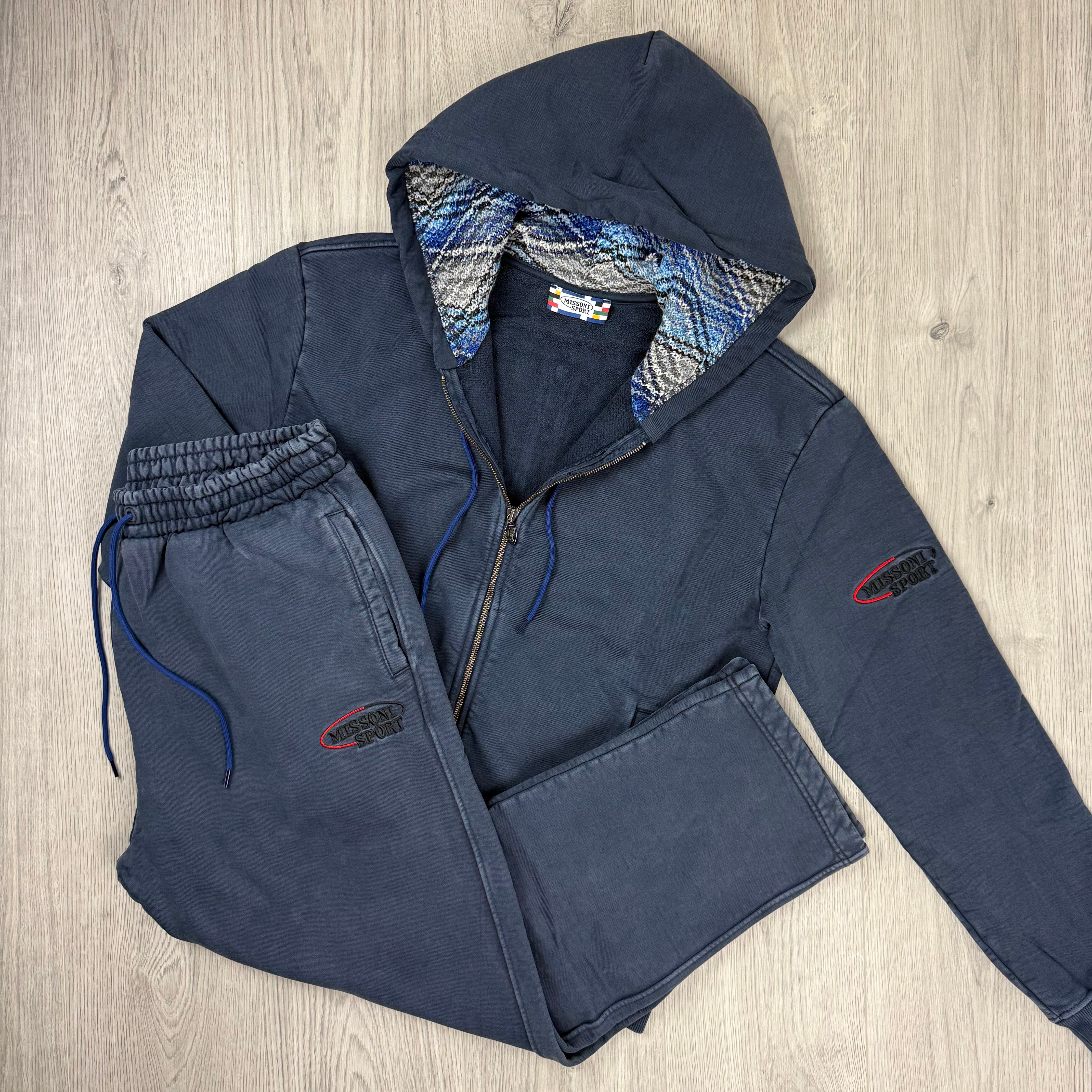 Missoni Knit Tracksuit - Navy