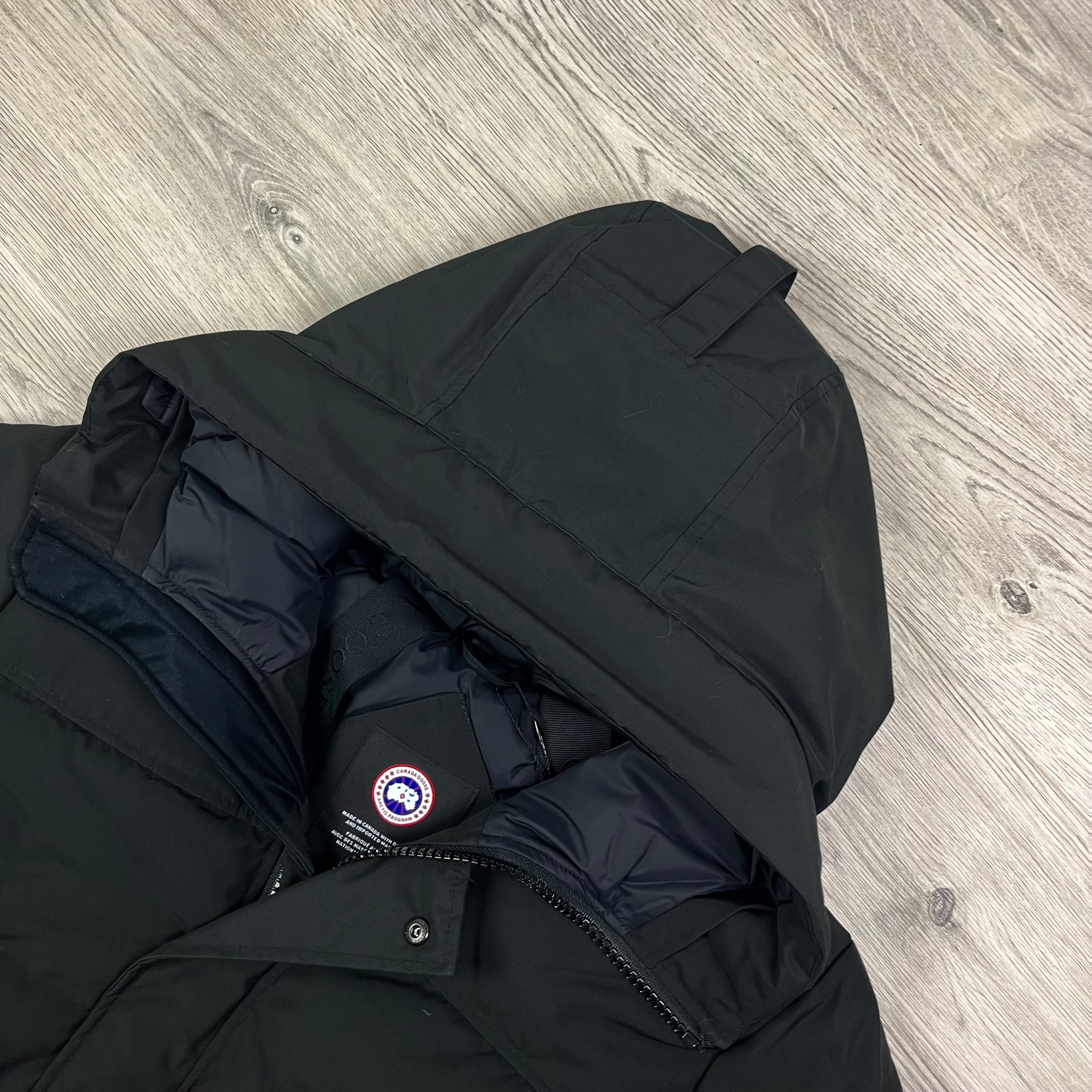 Canada Goose MacMillan Parka in Black. On sale at Open Attire.