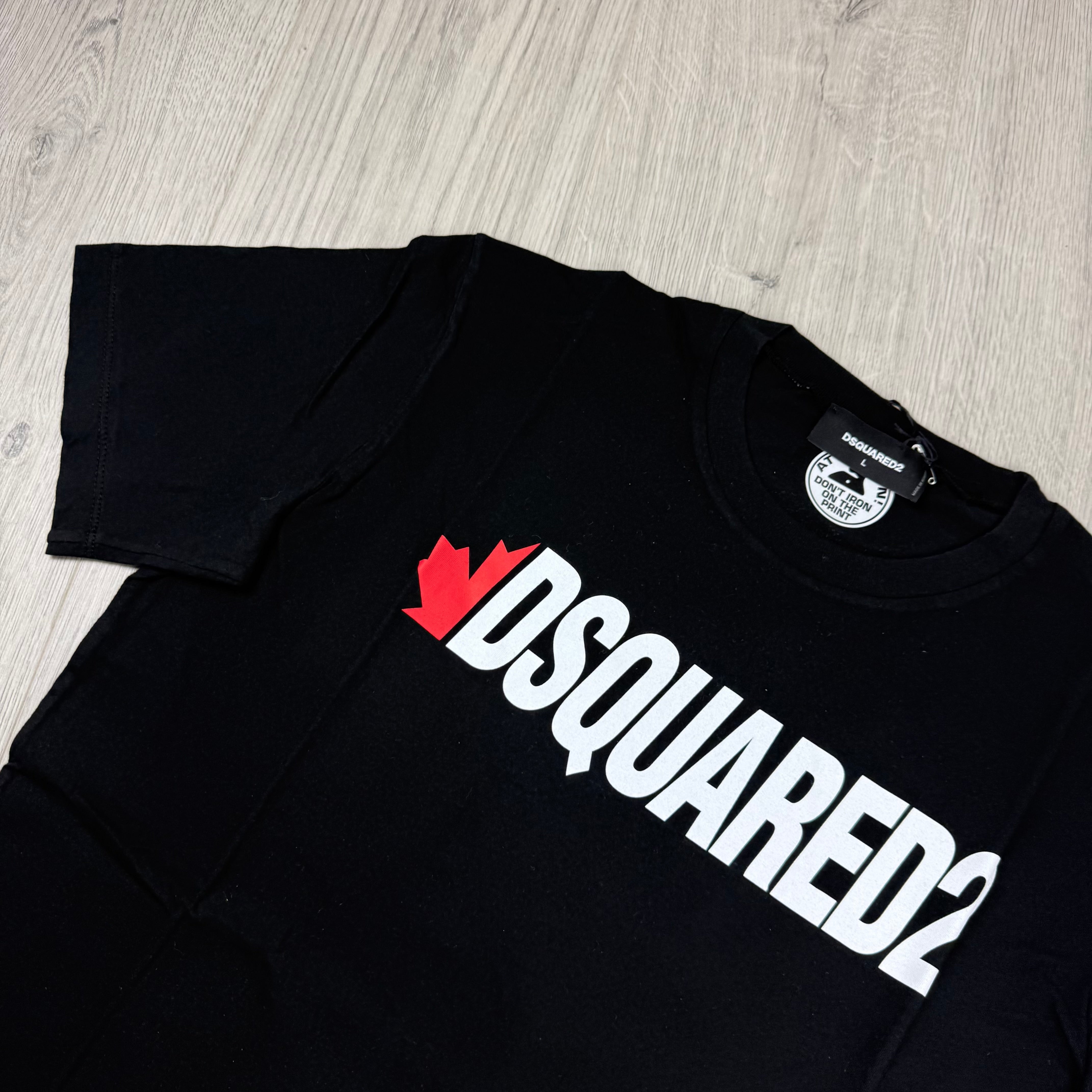 DSQUARED2 Printed T-Shirt - Black