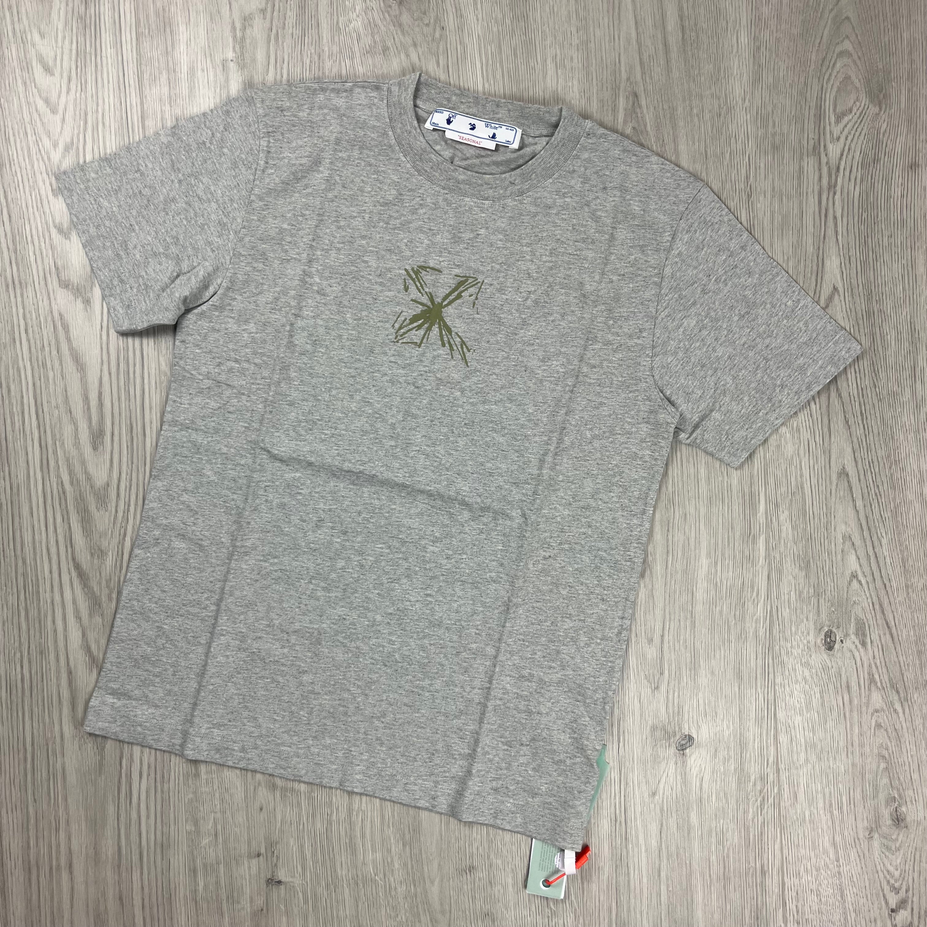 Off-White Splash T-Shirt - Grey