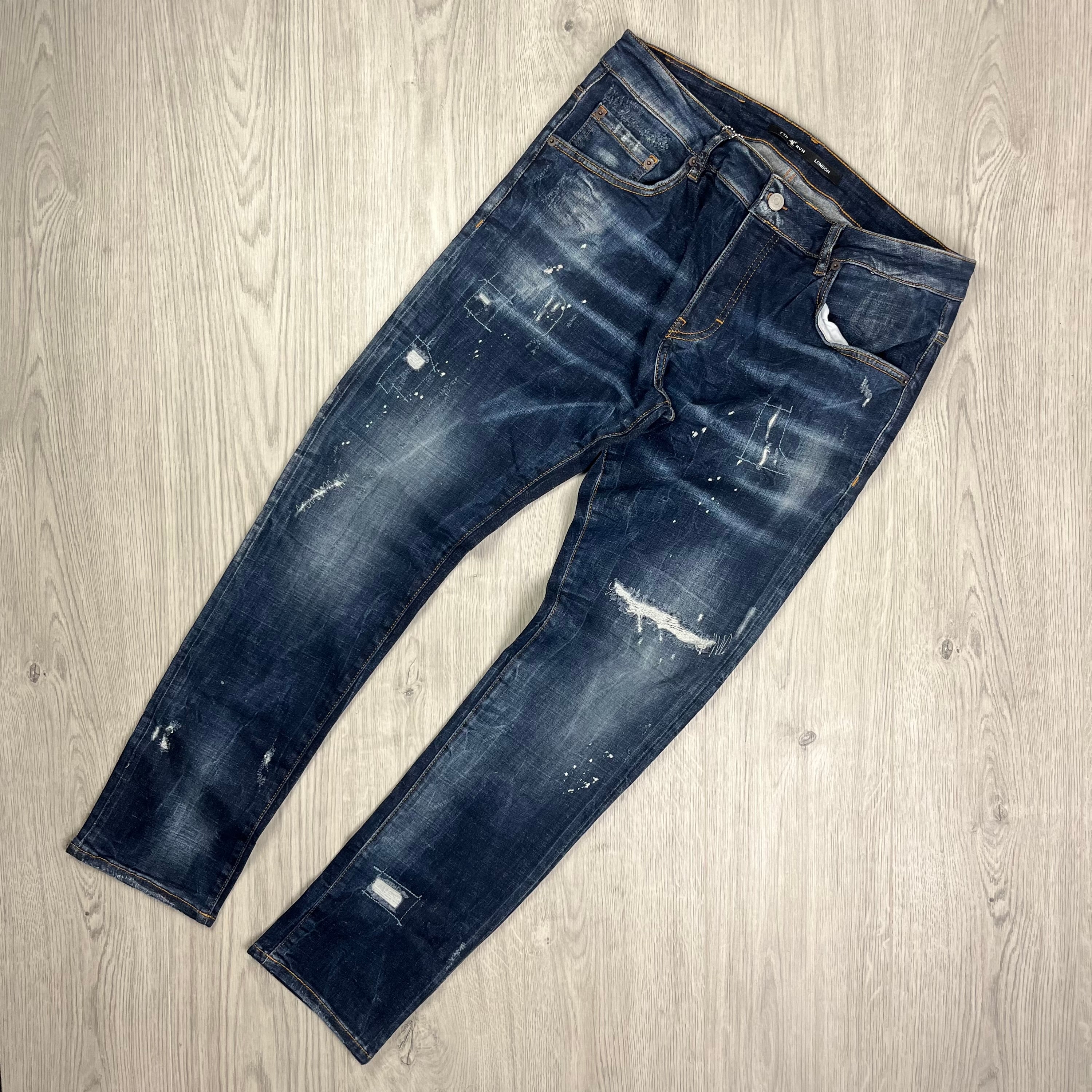 7TH HVN Slim Jeans - Blue