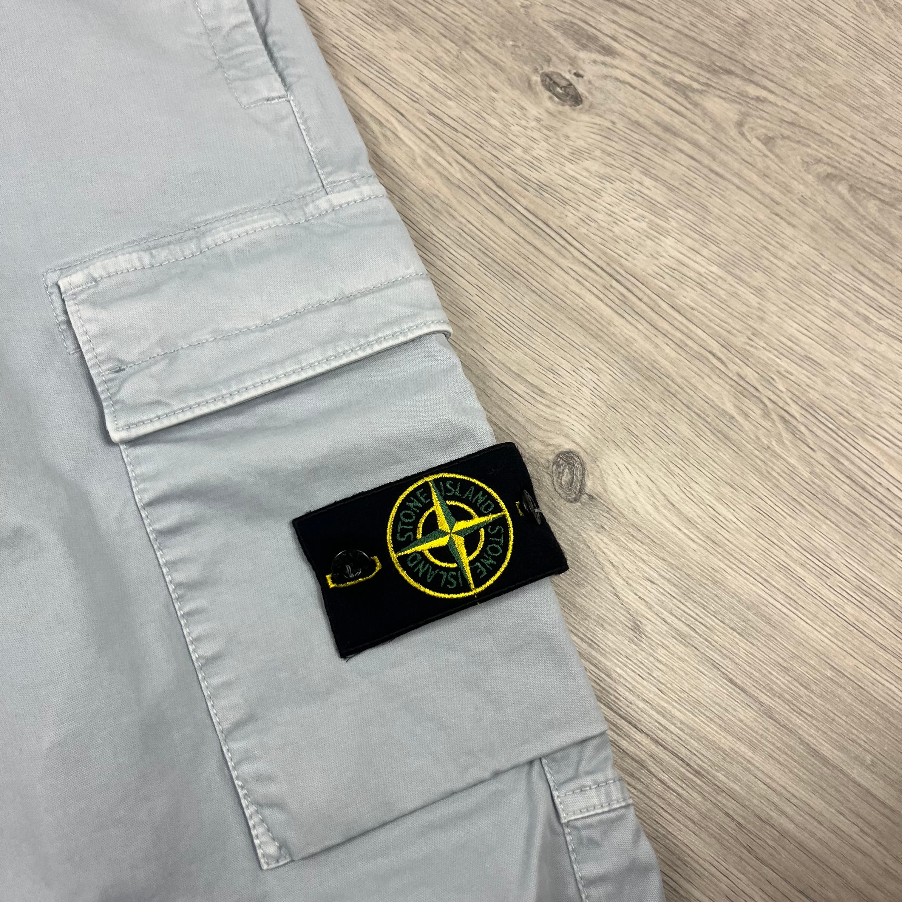 Stone Island Cargo Trousers - Sky Blue