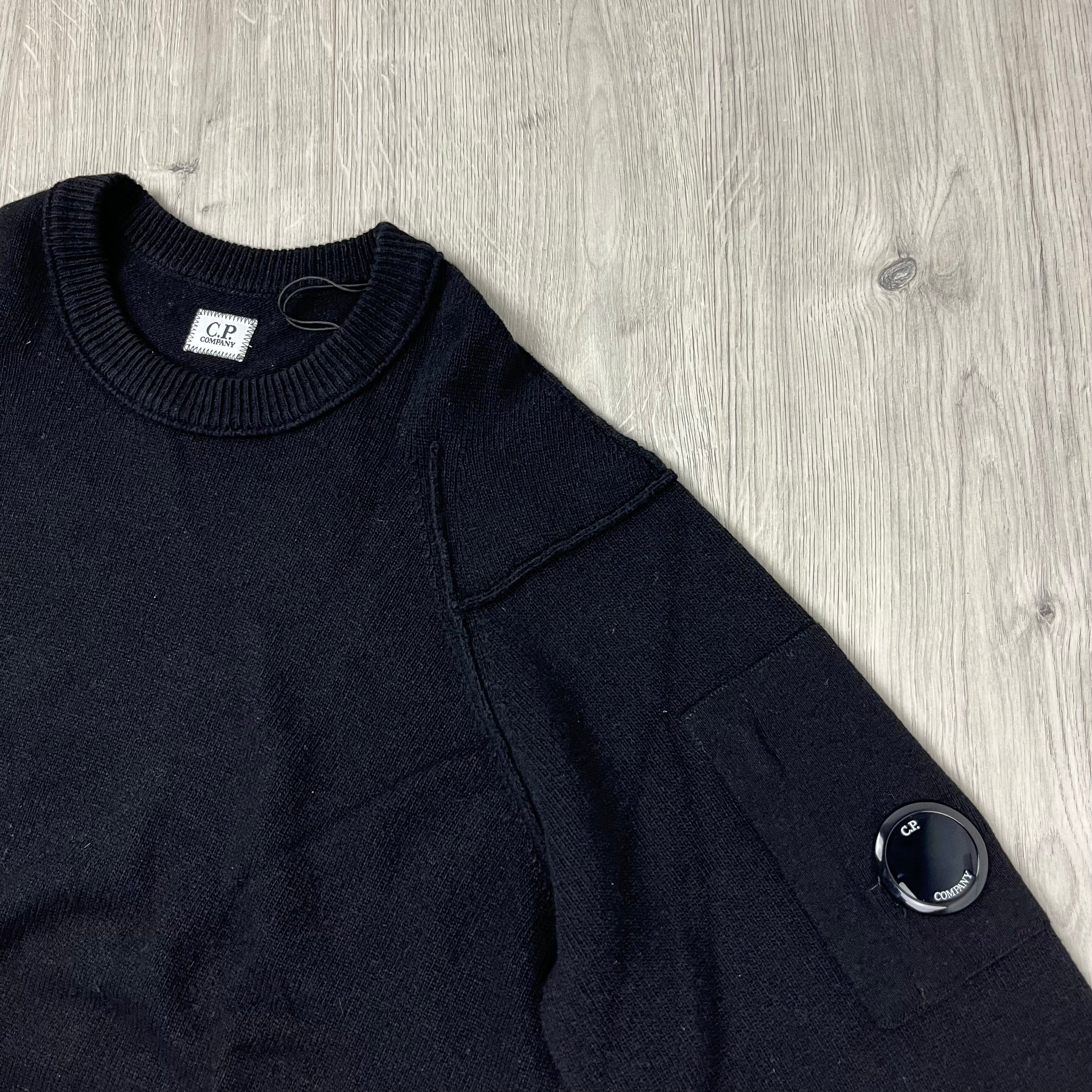 CP Company Knit Sweatshirt - Black