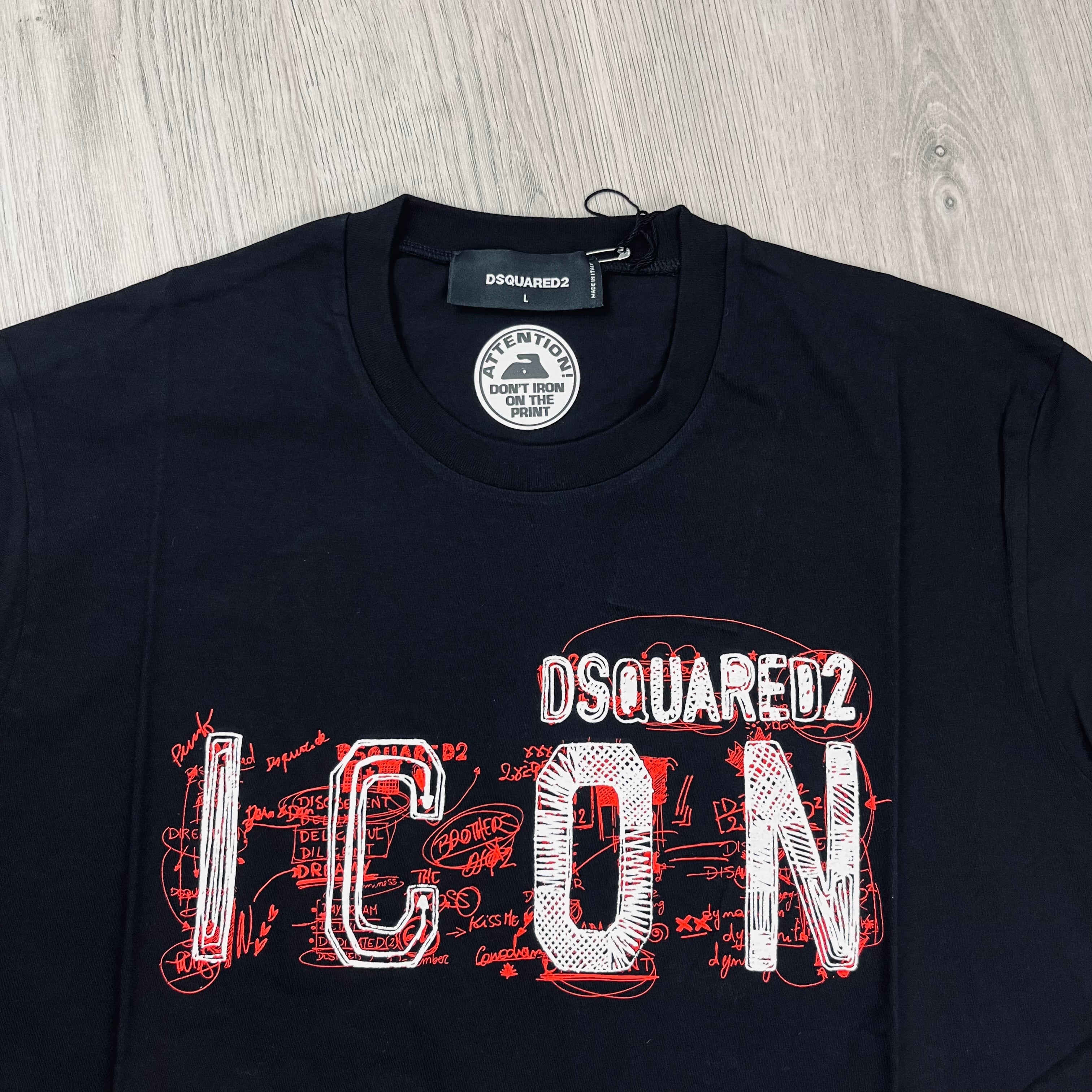 DSQUARED2 ICON T-Shirt - Black