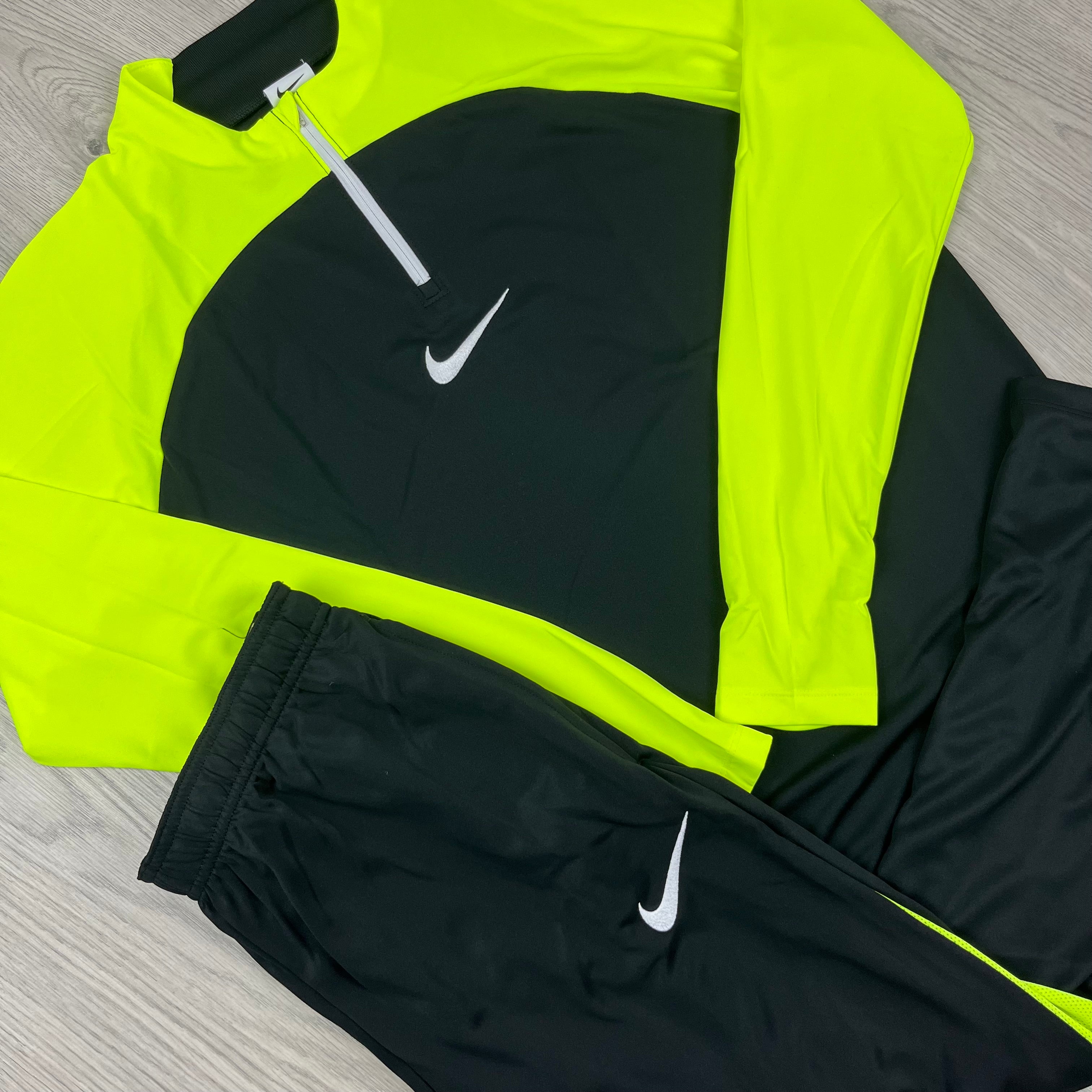 Nike Dri-Fit Tracksuit - Black/Volt