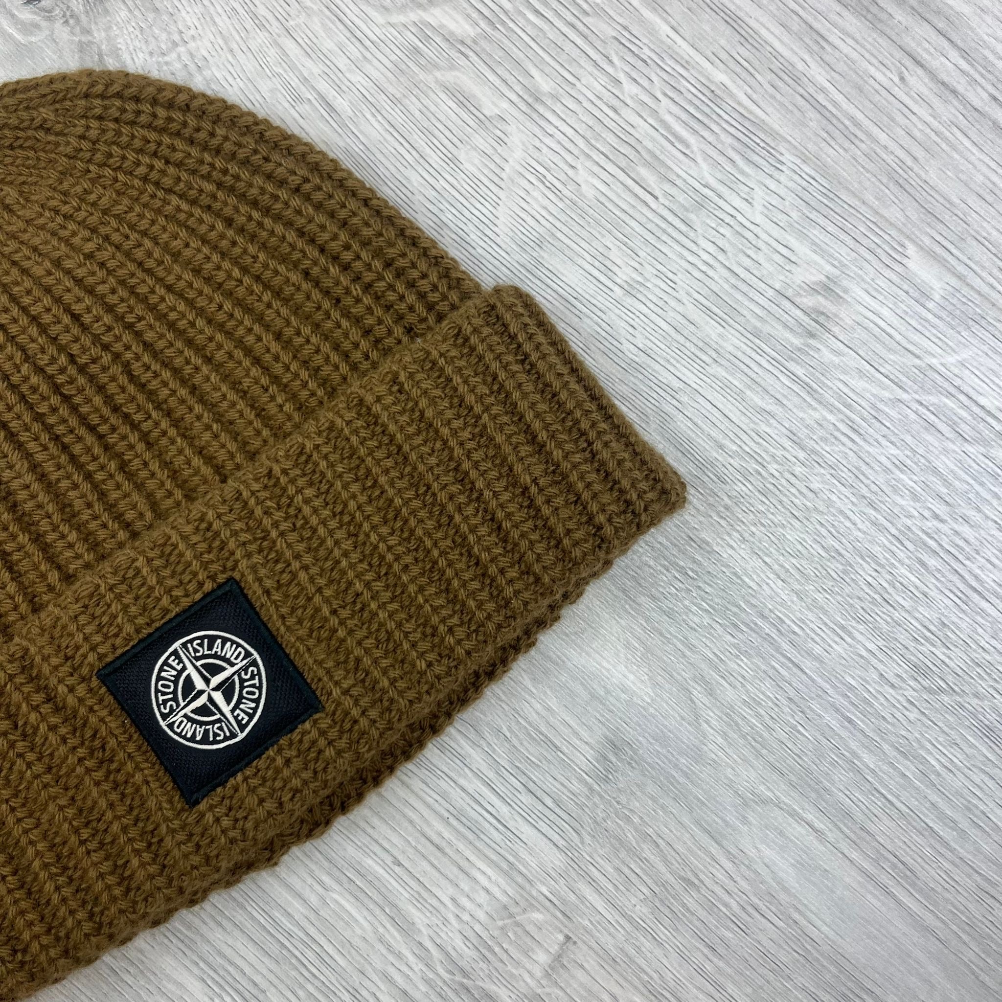 Stone Island Beanie - Brown