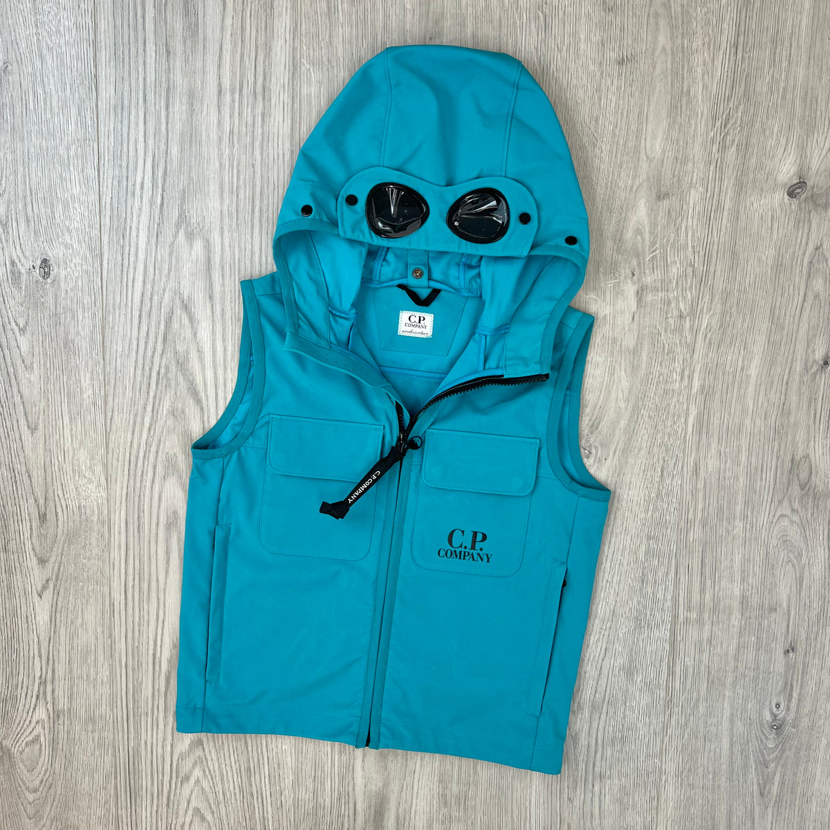 CP Company Junior Shell-R Gilet - Tile Blue