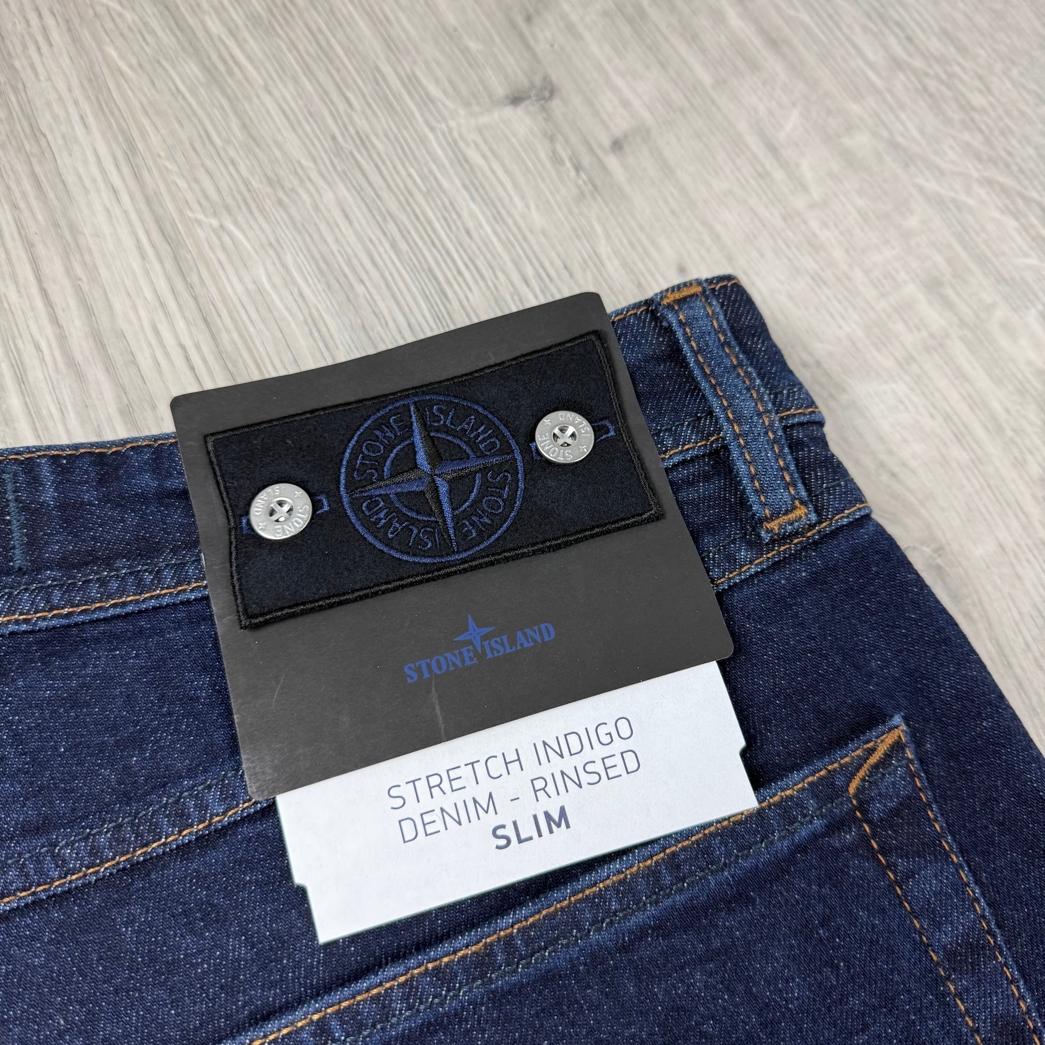 Stone Island Slim Denim Jeans - Blue
