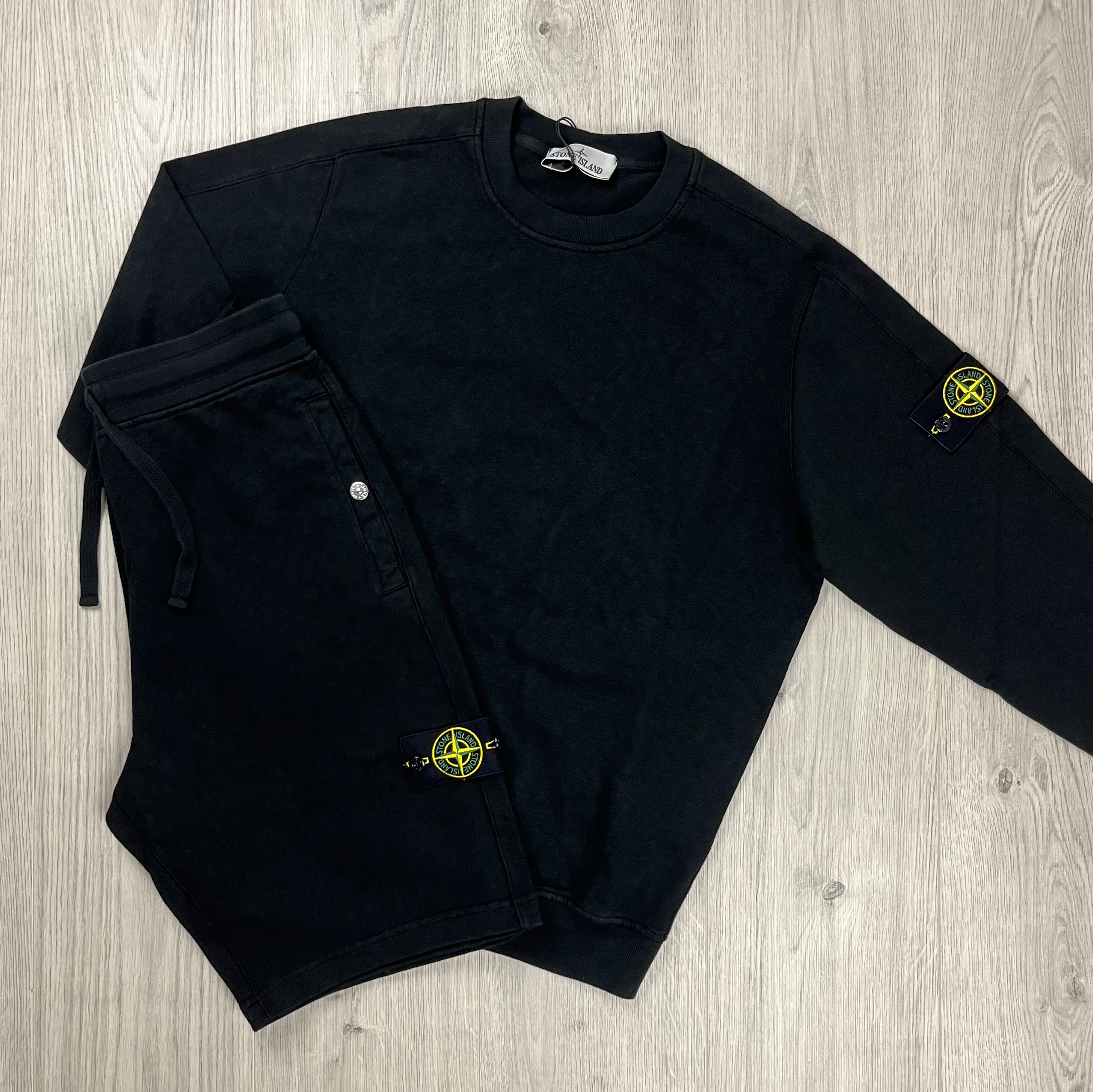 Stone Island Tracksuit - Black