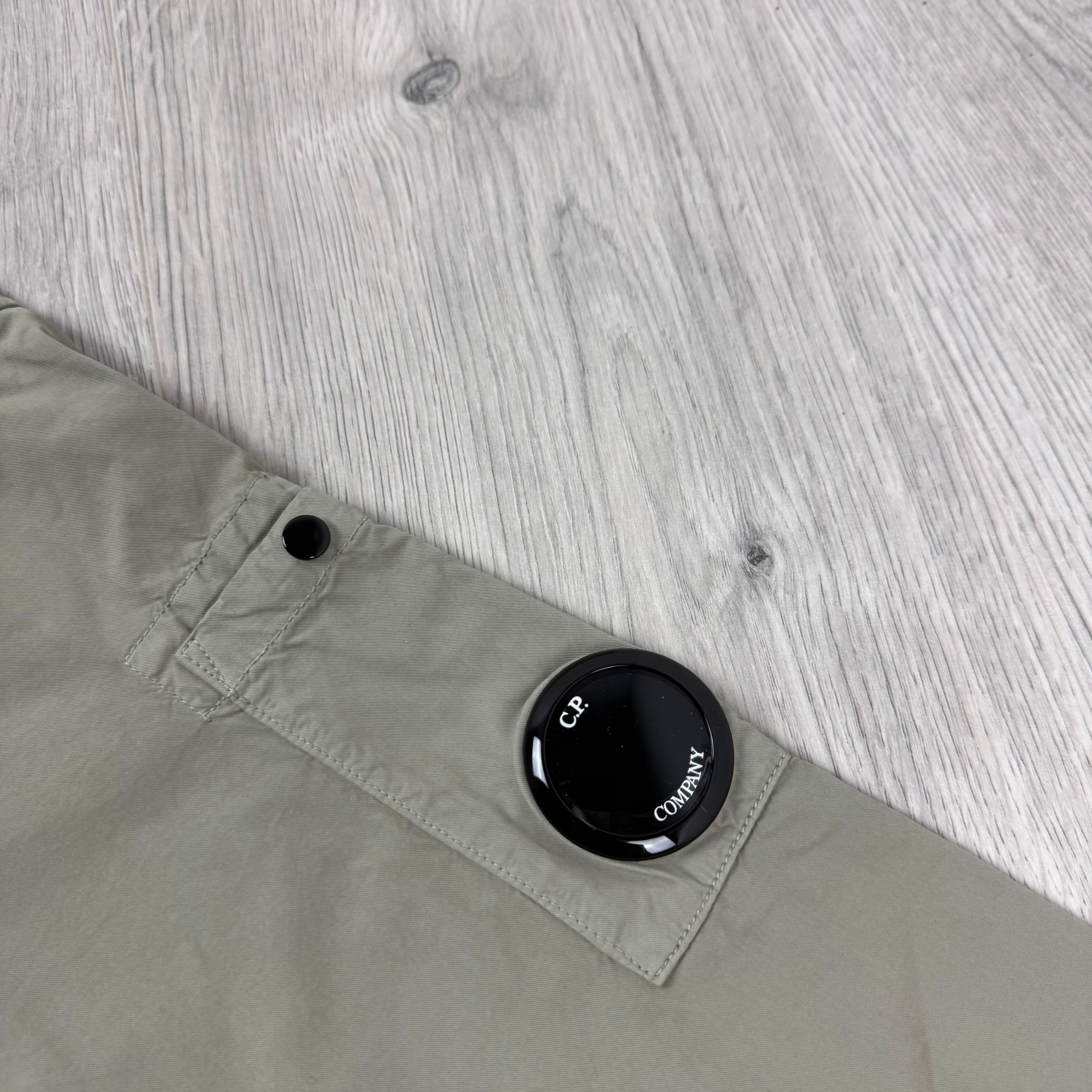 CP Company Zip Overshirt - Fallen Rock