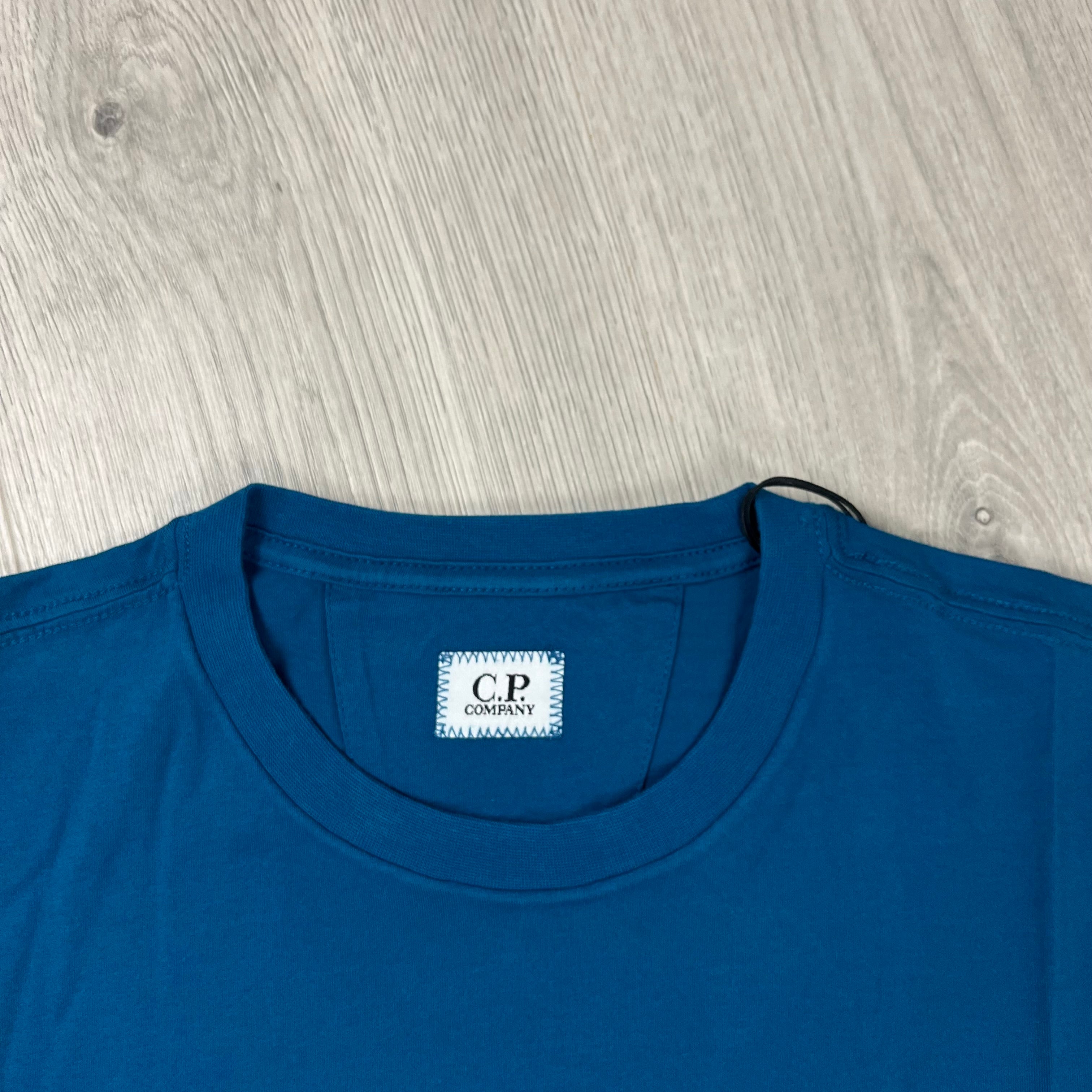 CP Company Stamp T-Shirt - Ink Blue