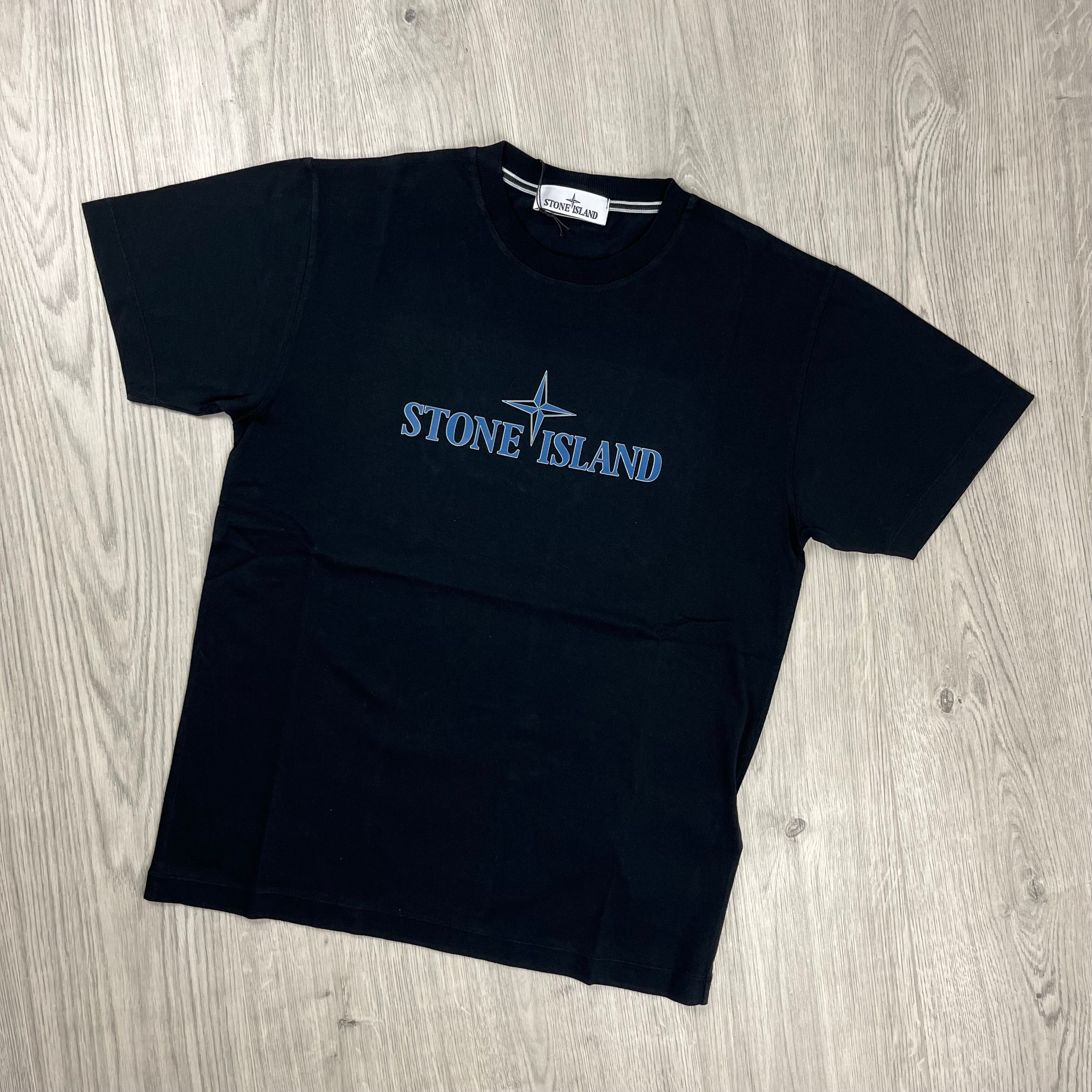 Stone Island Printed T-Shirt - Black