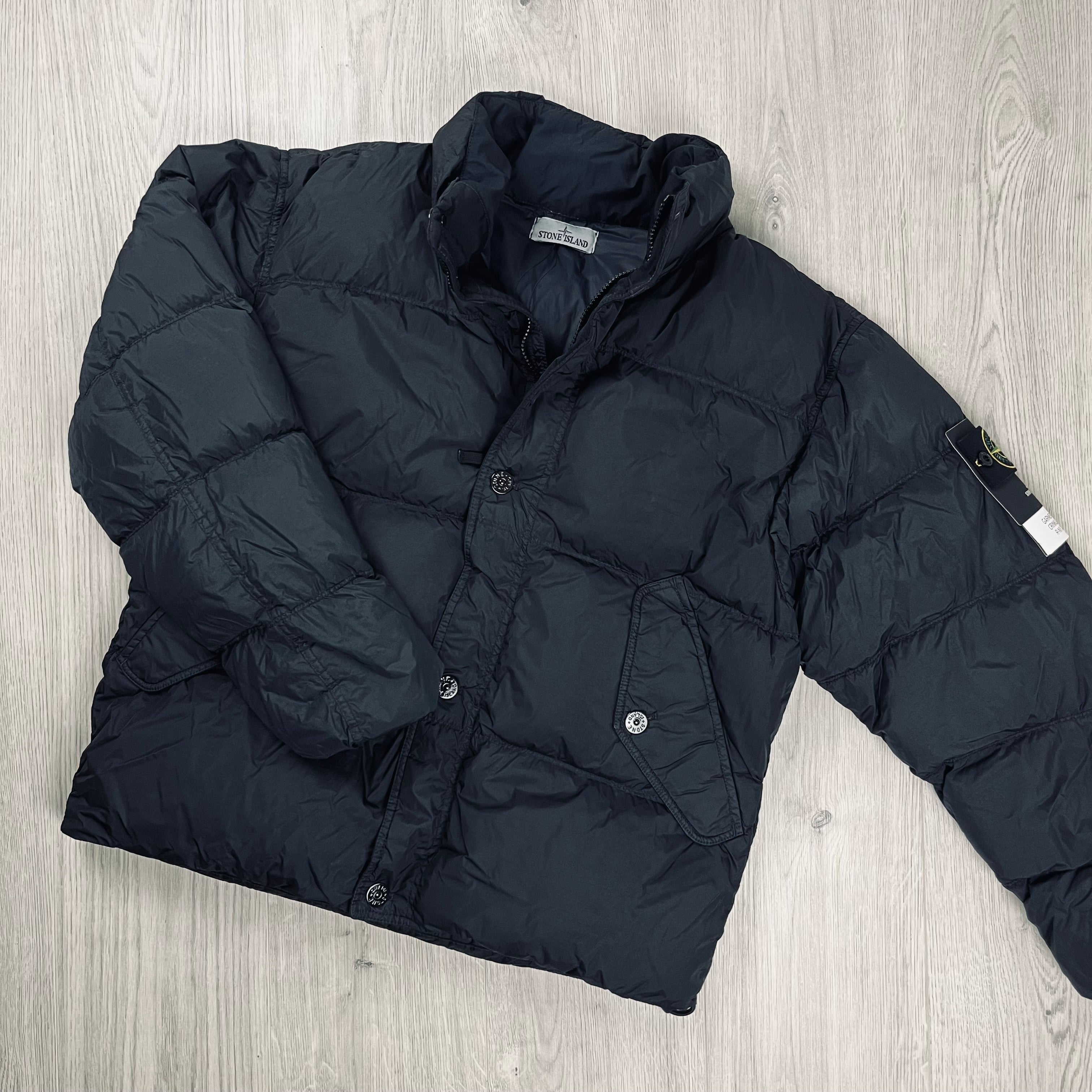 Stone Island Nylon Down Jacket - Black