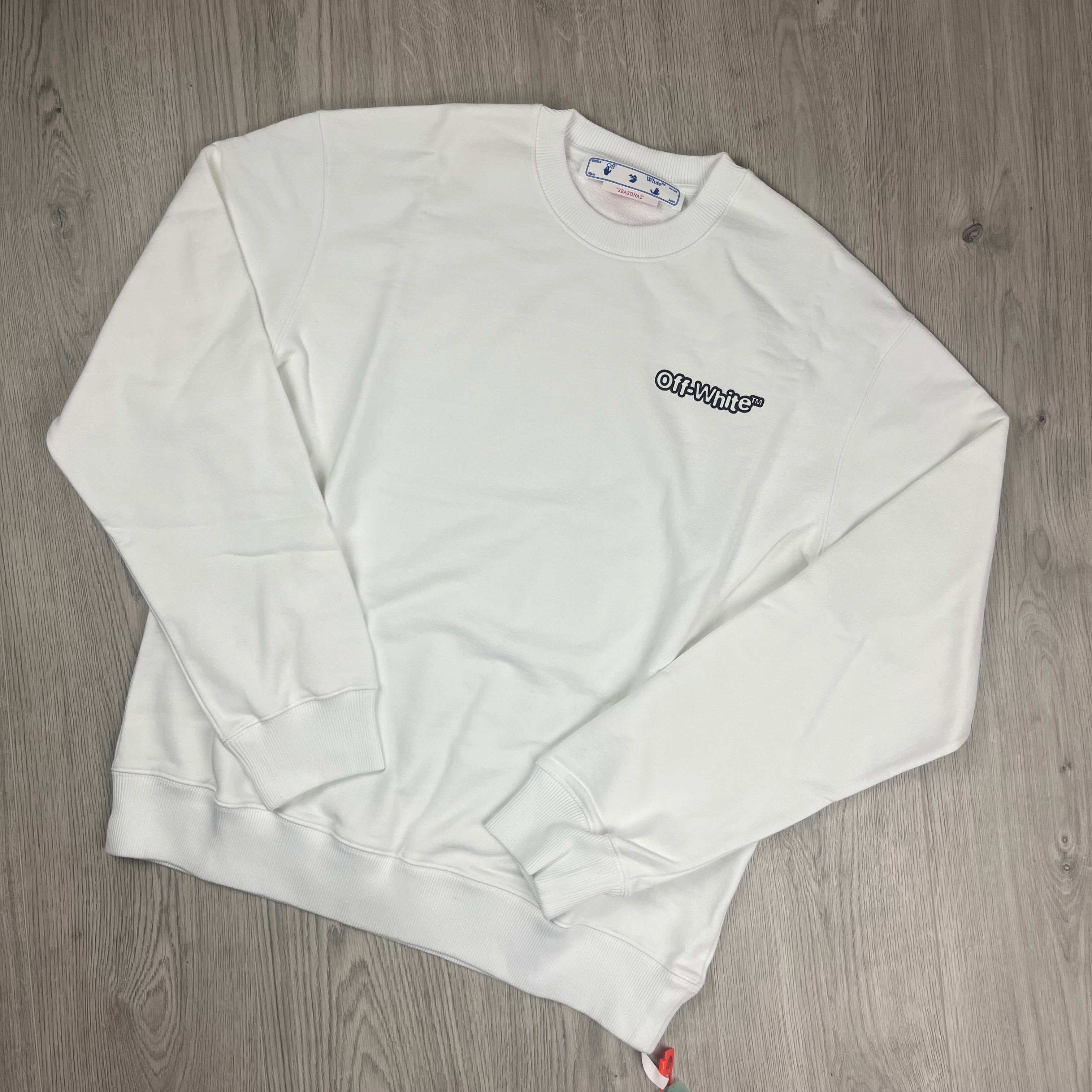 Off-White Blur Sweatshirt - White