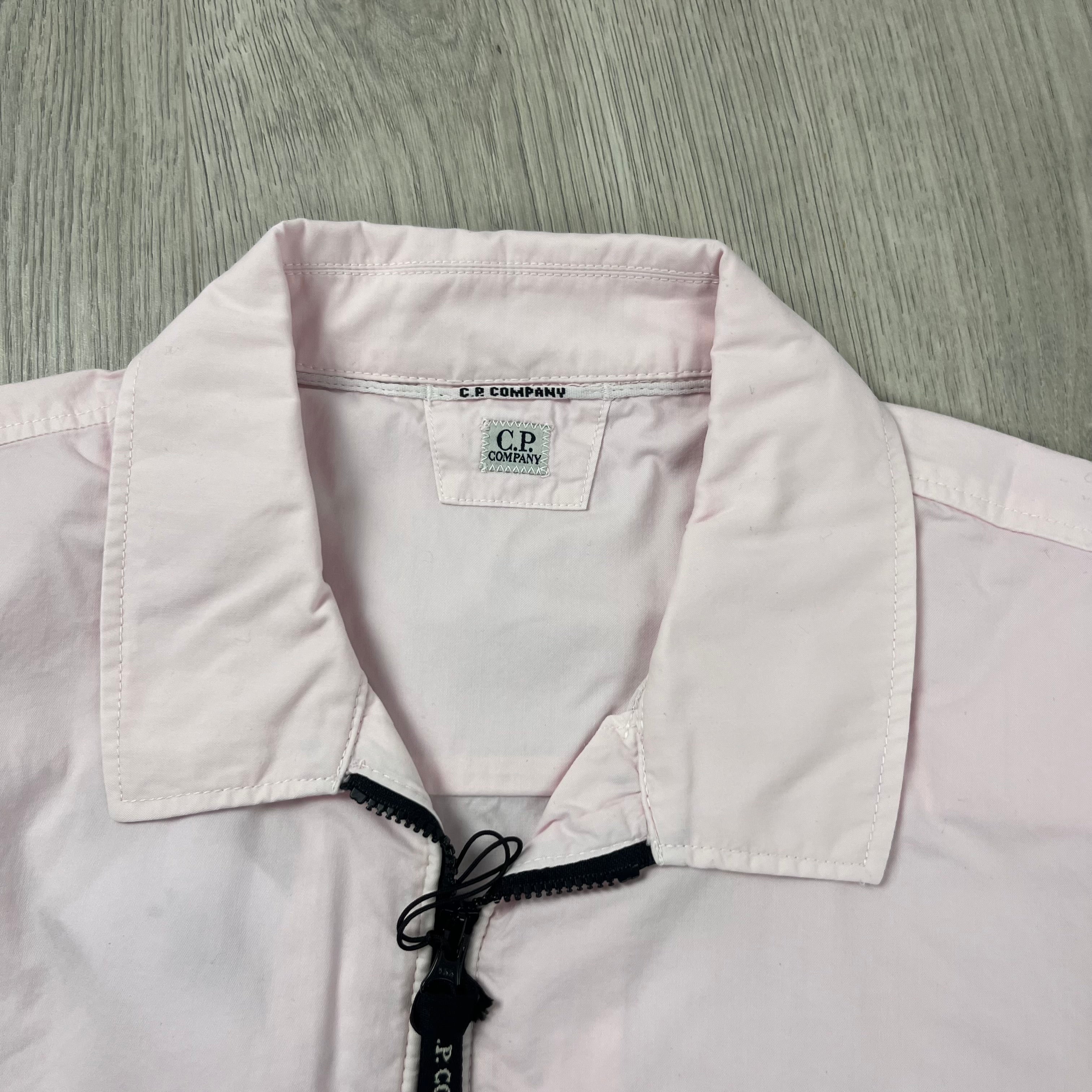 CP Company Zip Overshirt - Pink