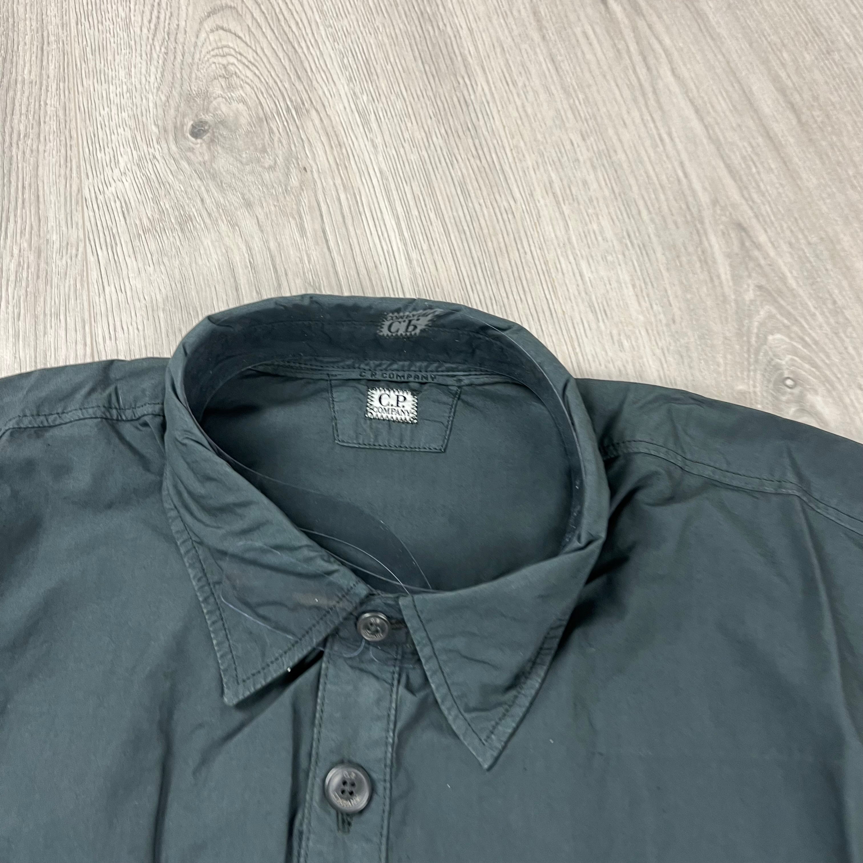 CP Company Poplin Overshirt - Grey