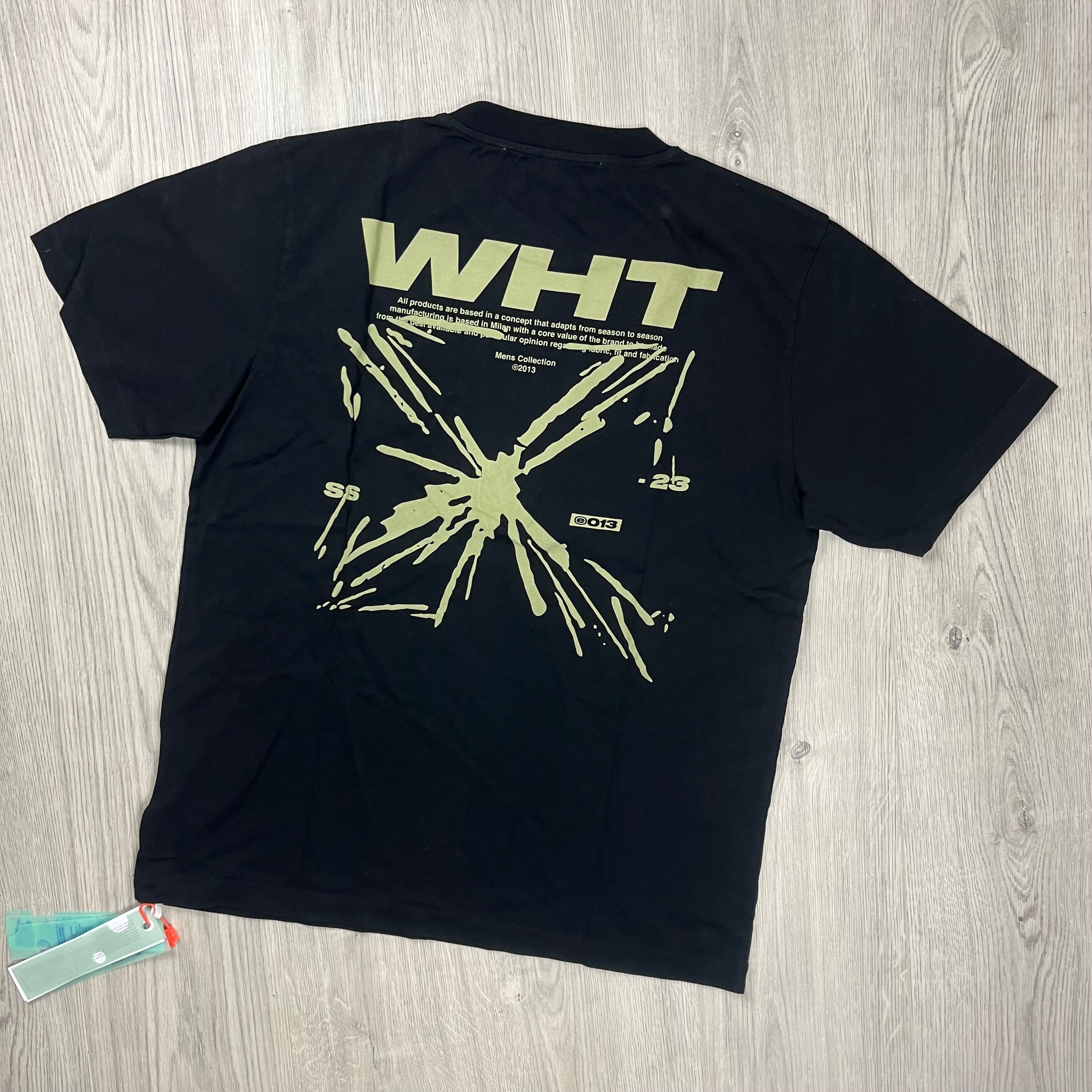 Off-White Splash T-Shirt - Black