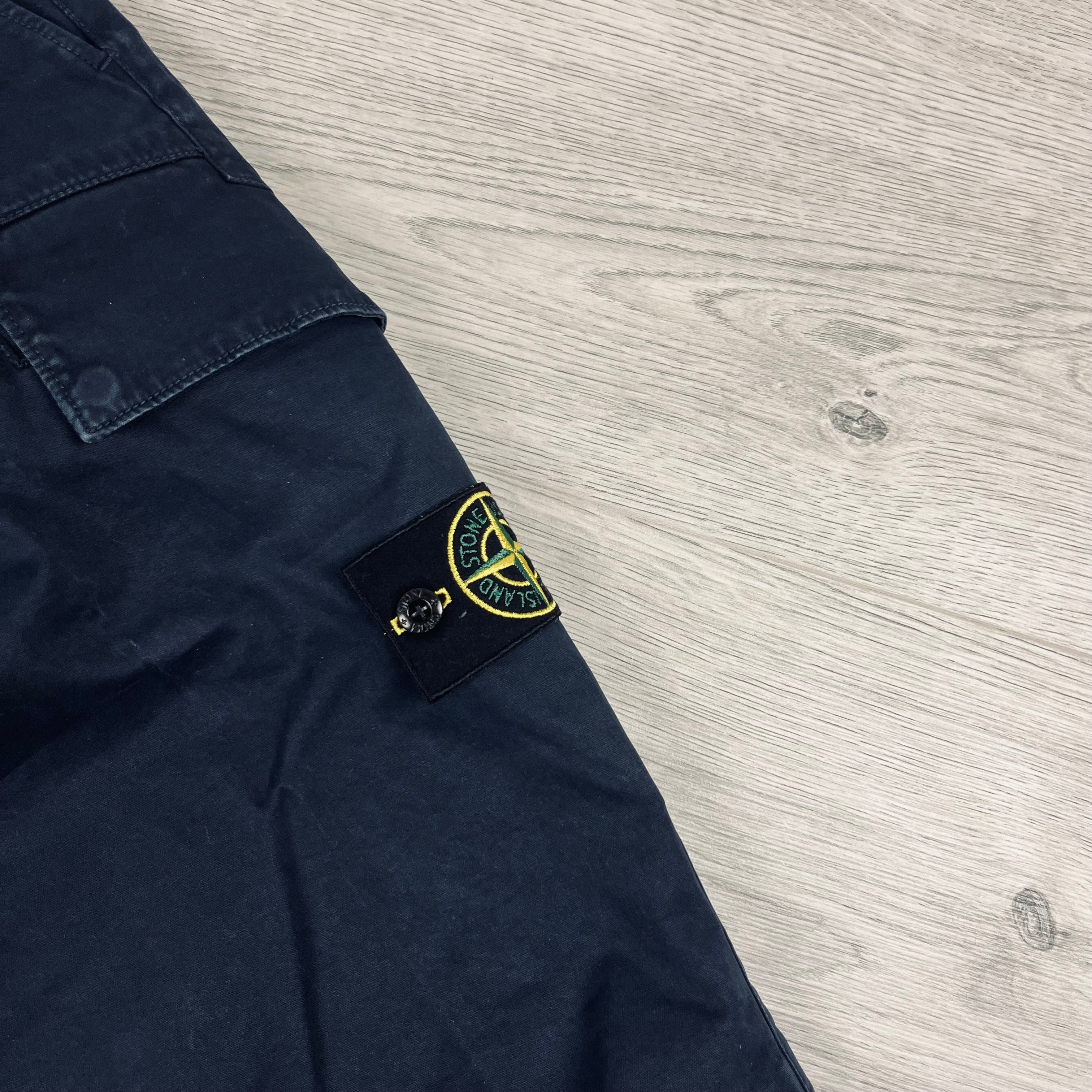 Stone Island Cargo Trousers - Navy