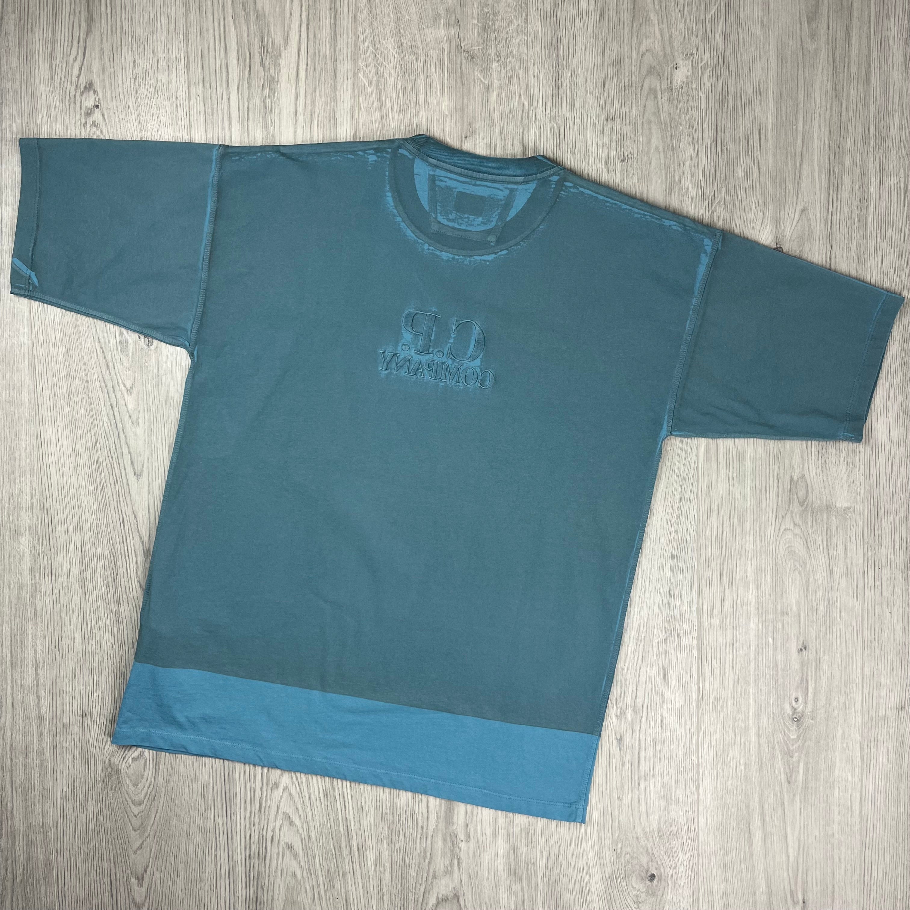 CP Company Printed T-Shirt - Aegean Blue