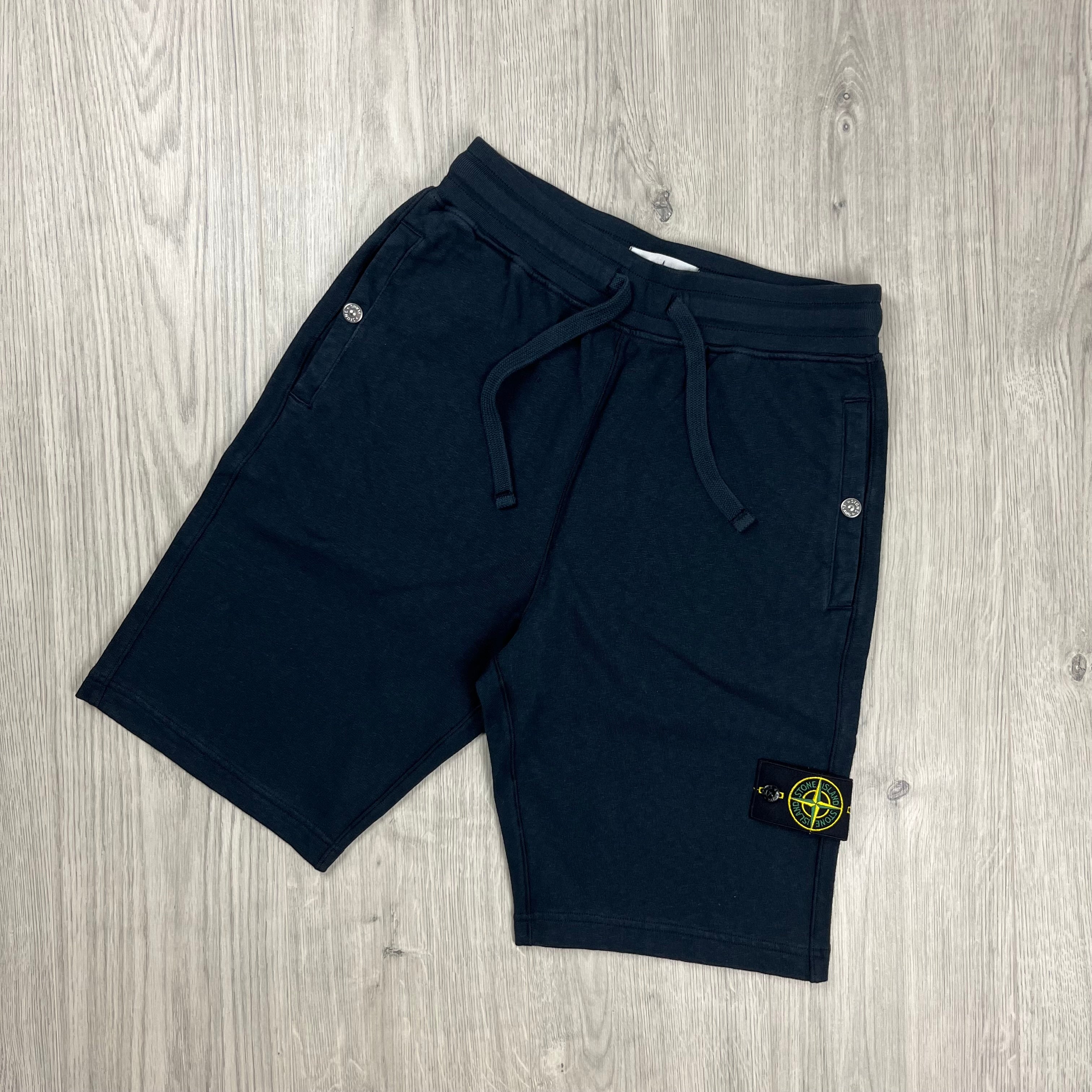 Stone Island Dyed Jersey Shorts - Navy