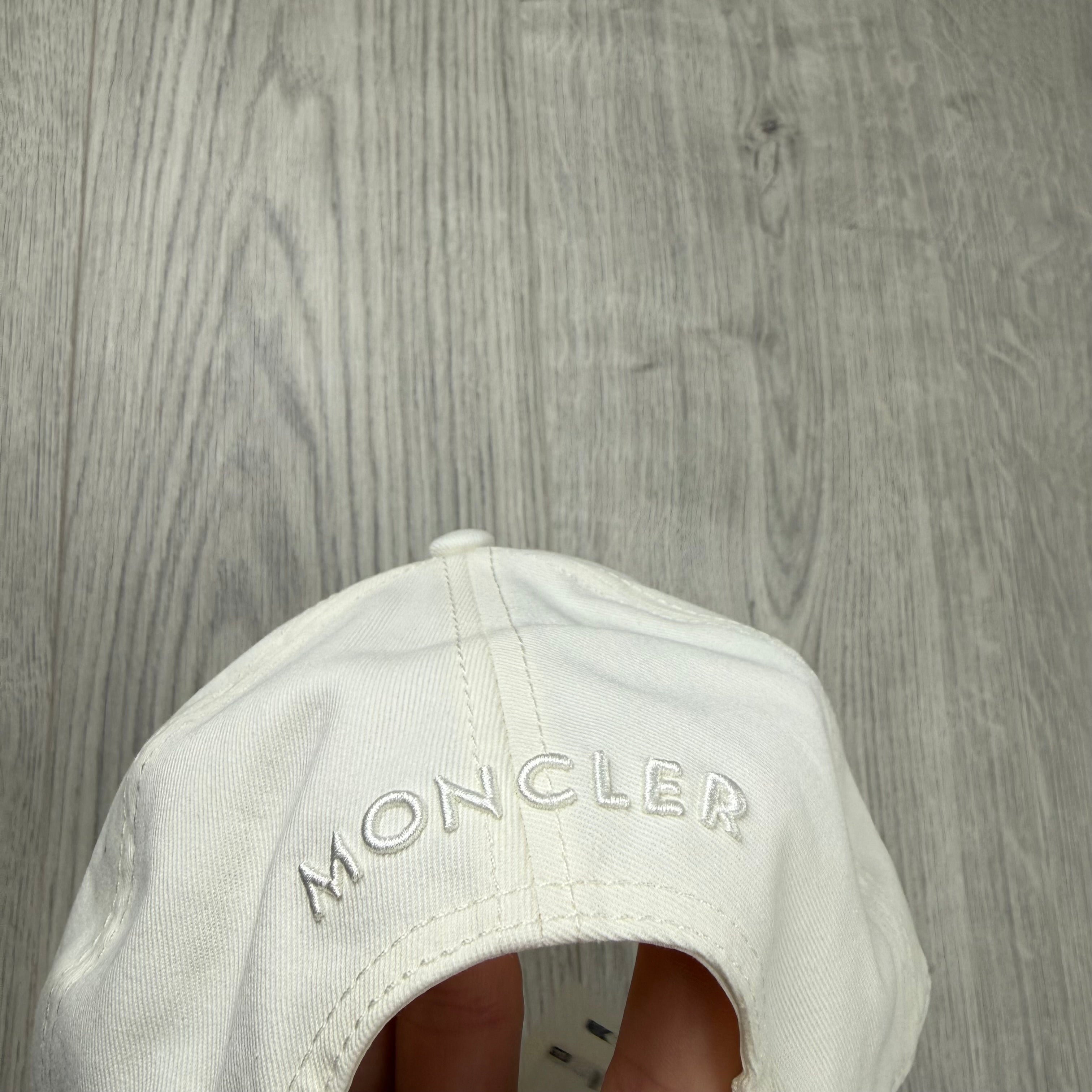 Moncler Baseball Cap - White