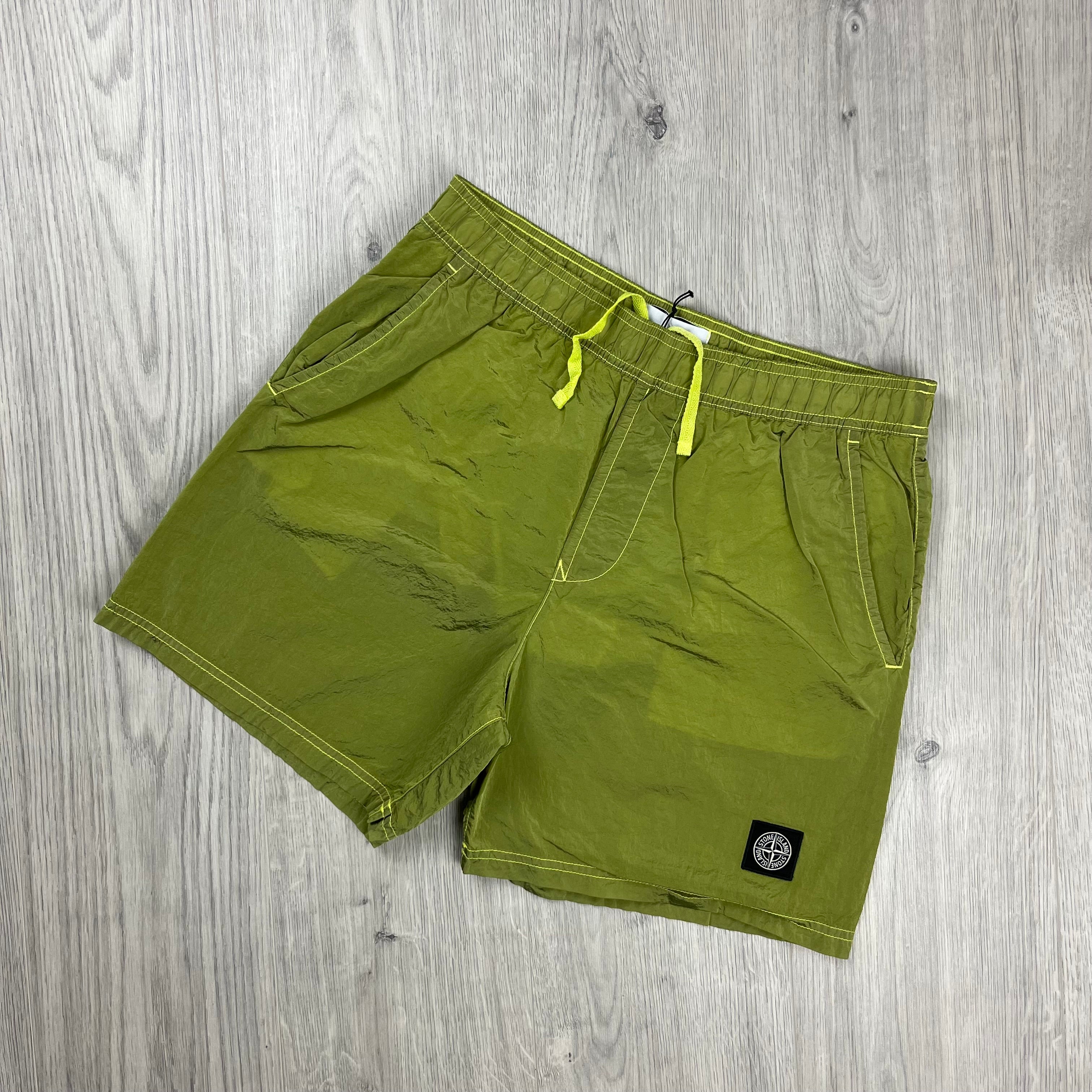 Stone Island Swim Shorts - Yellow