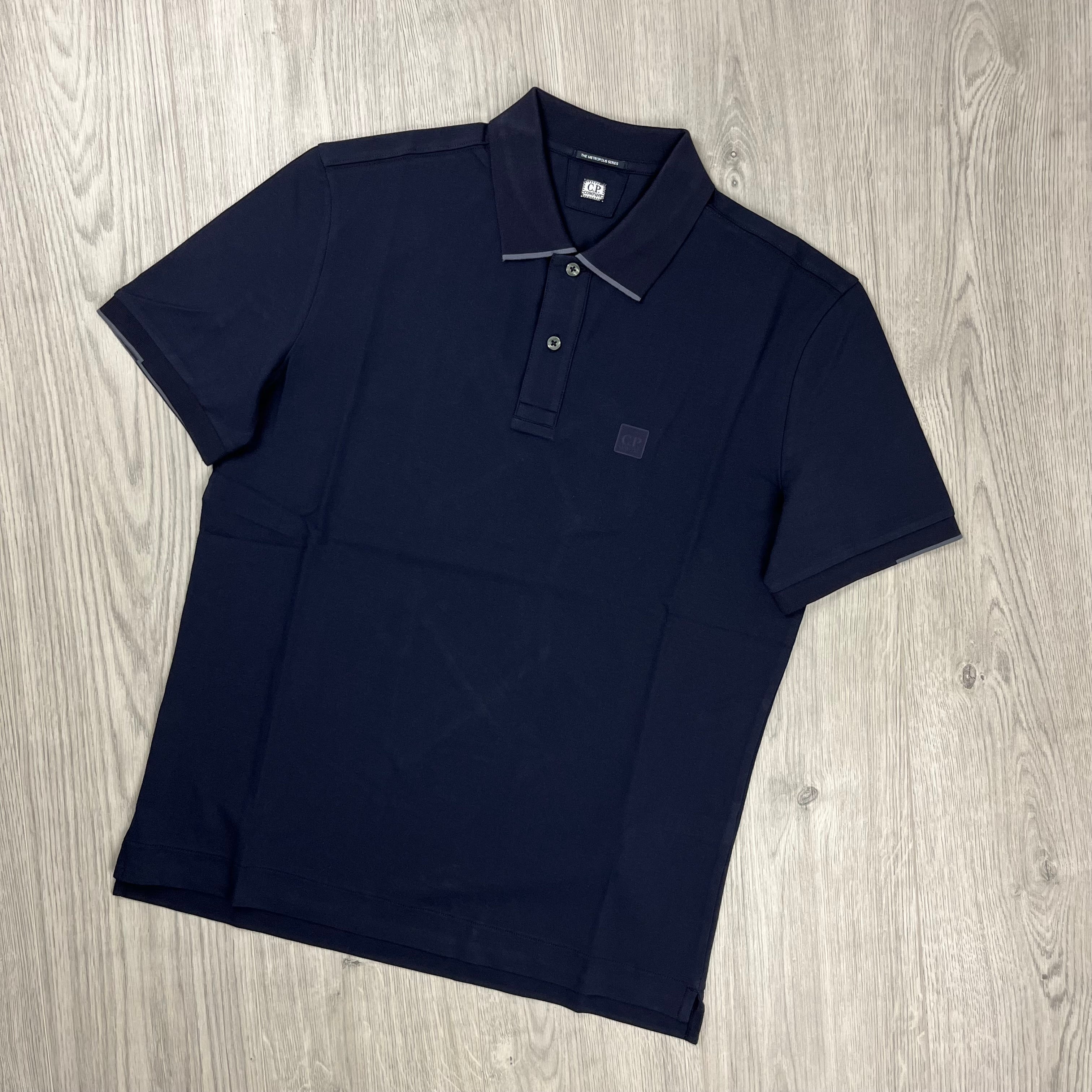 CP Company Metropolis Polo Shirt - Navy