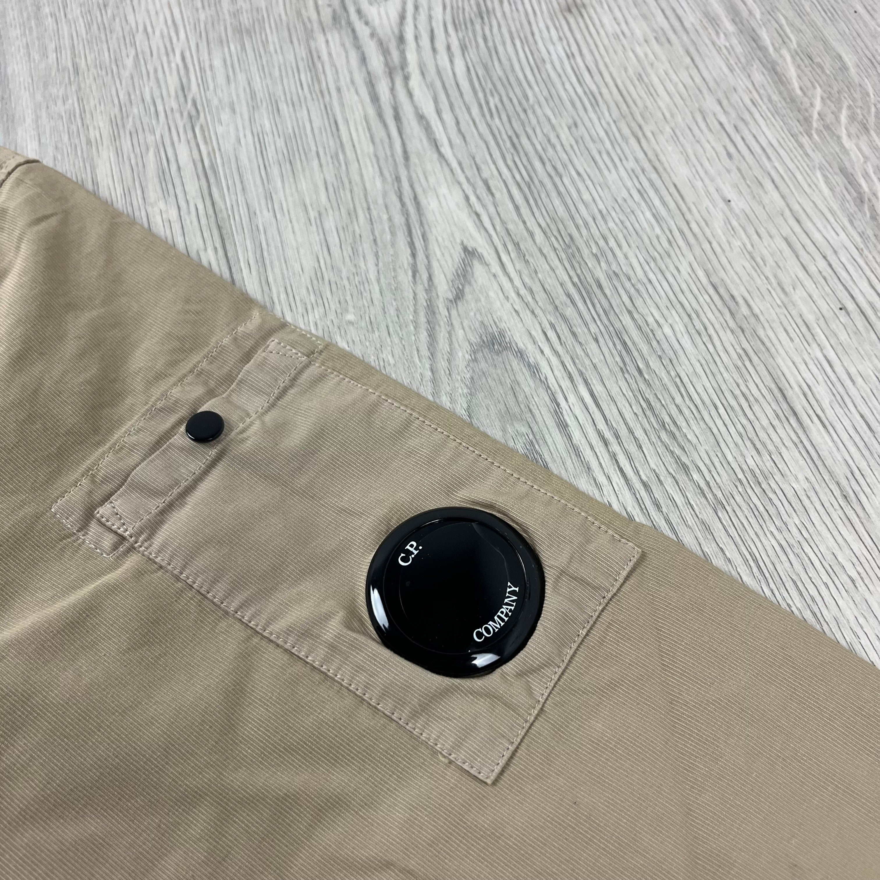 CP Company Button Overshirt - Tan