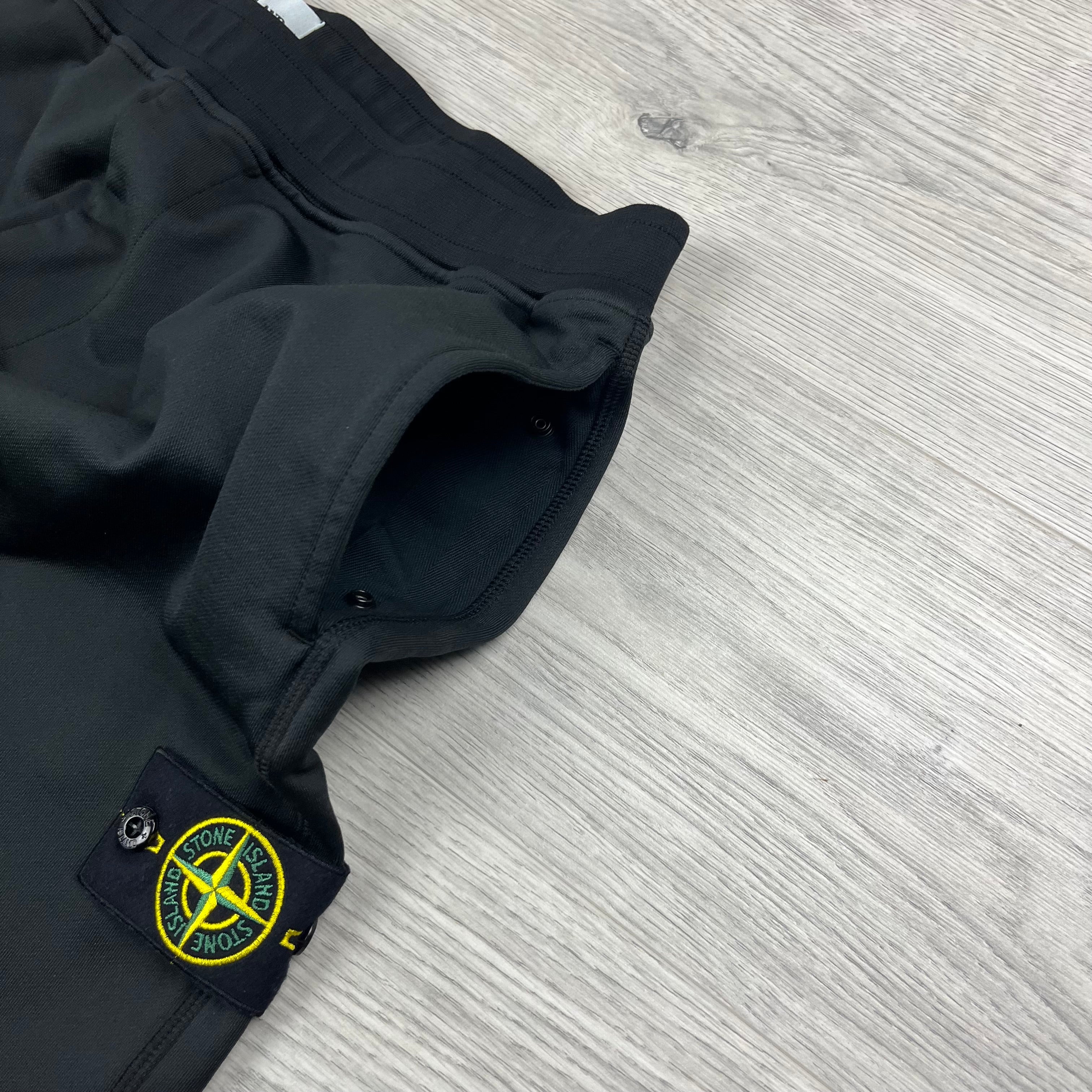 Stone Island Nylon Sweatpants - Black