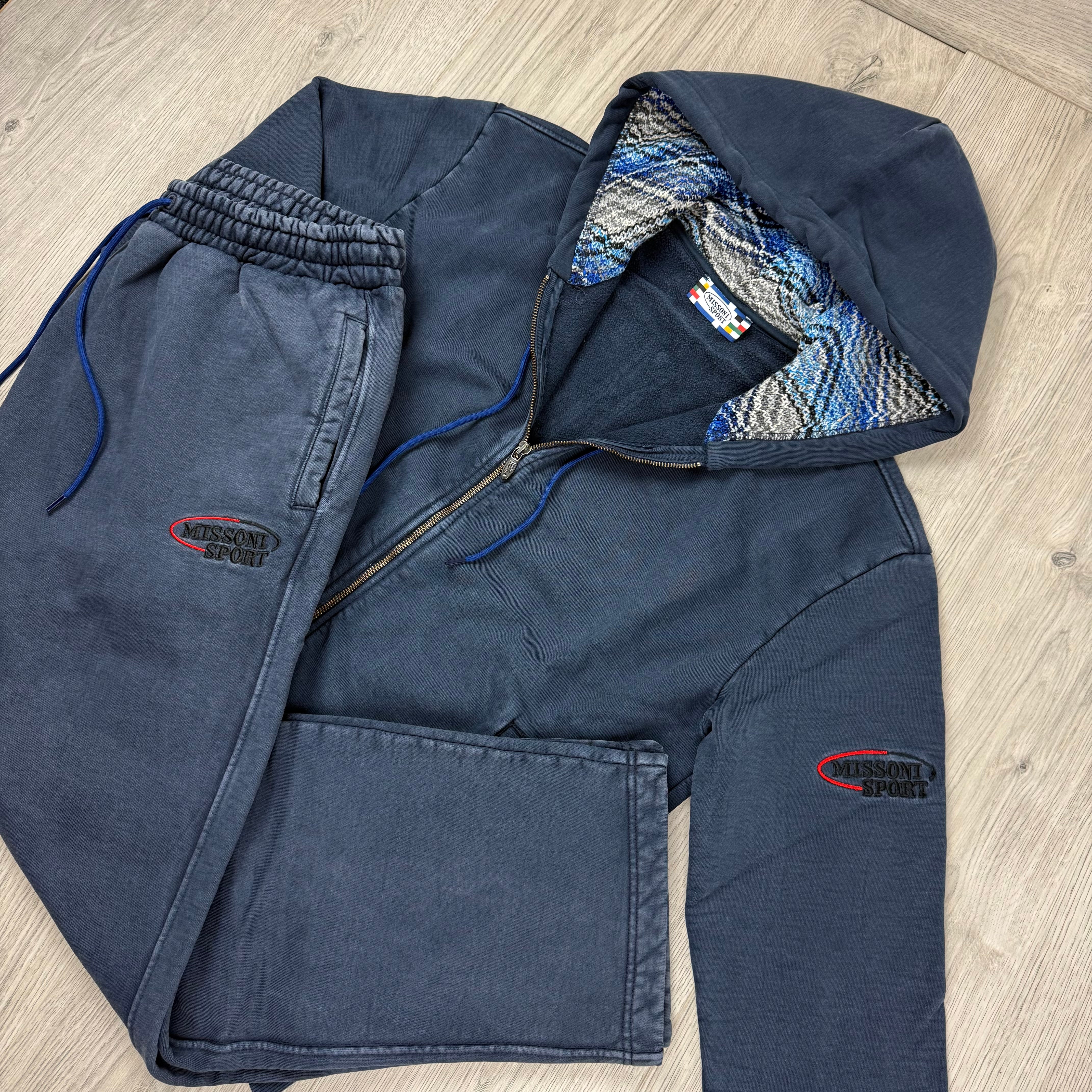 Missoni Knit Tracksuit - Navy