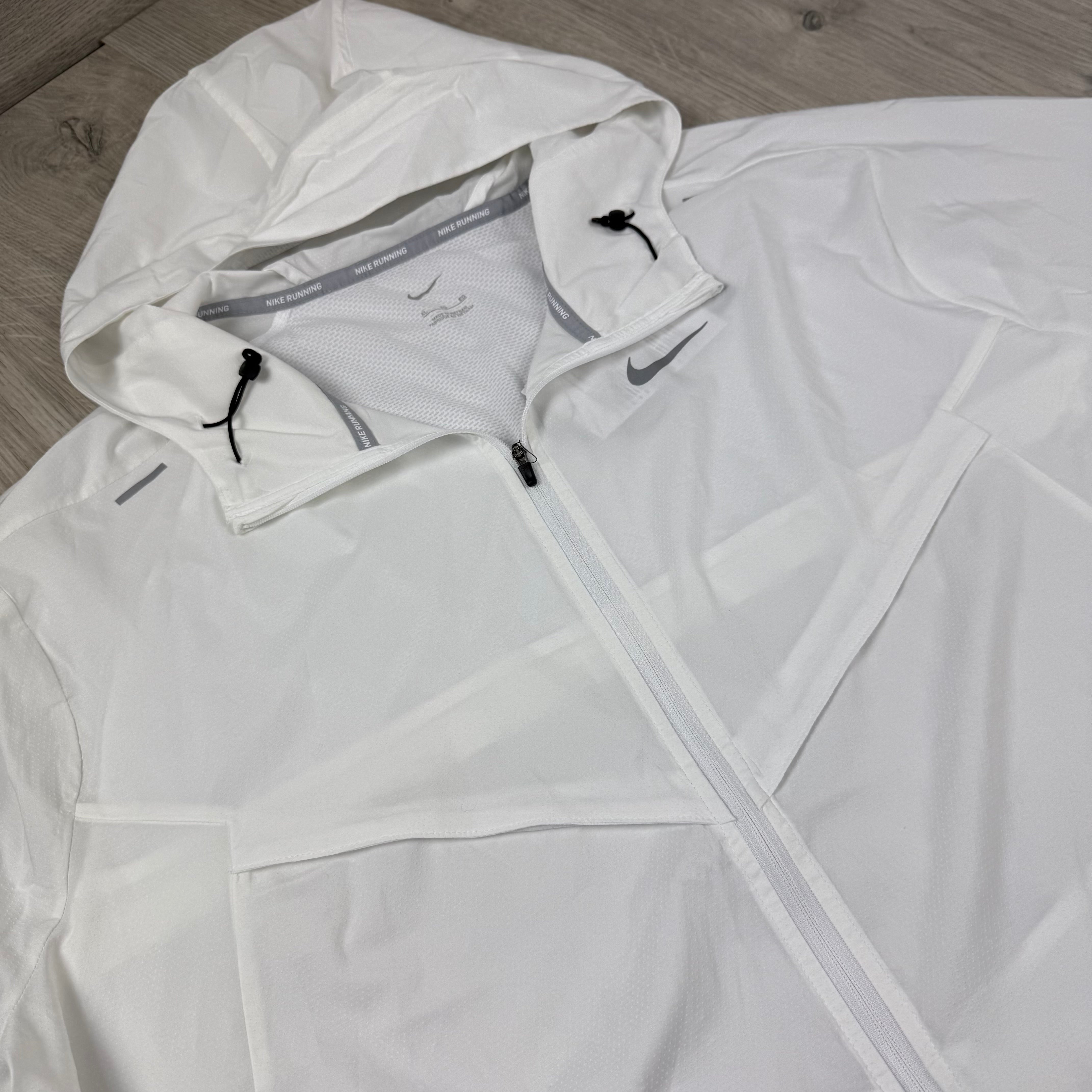 Nike Miler Repel Windbreaker - White