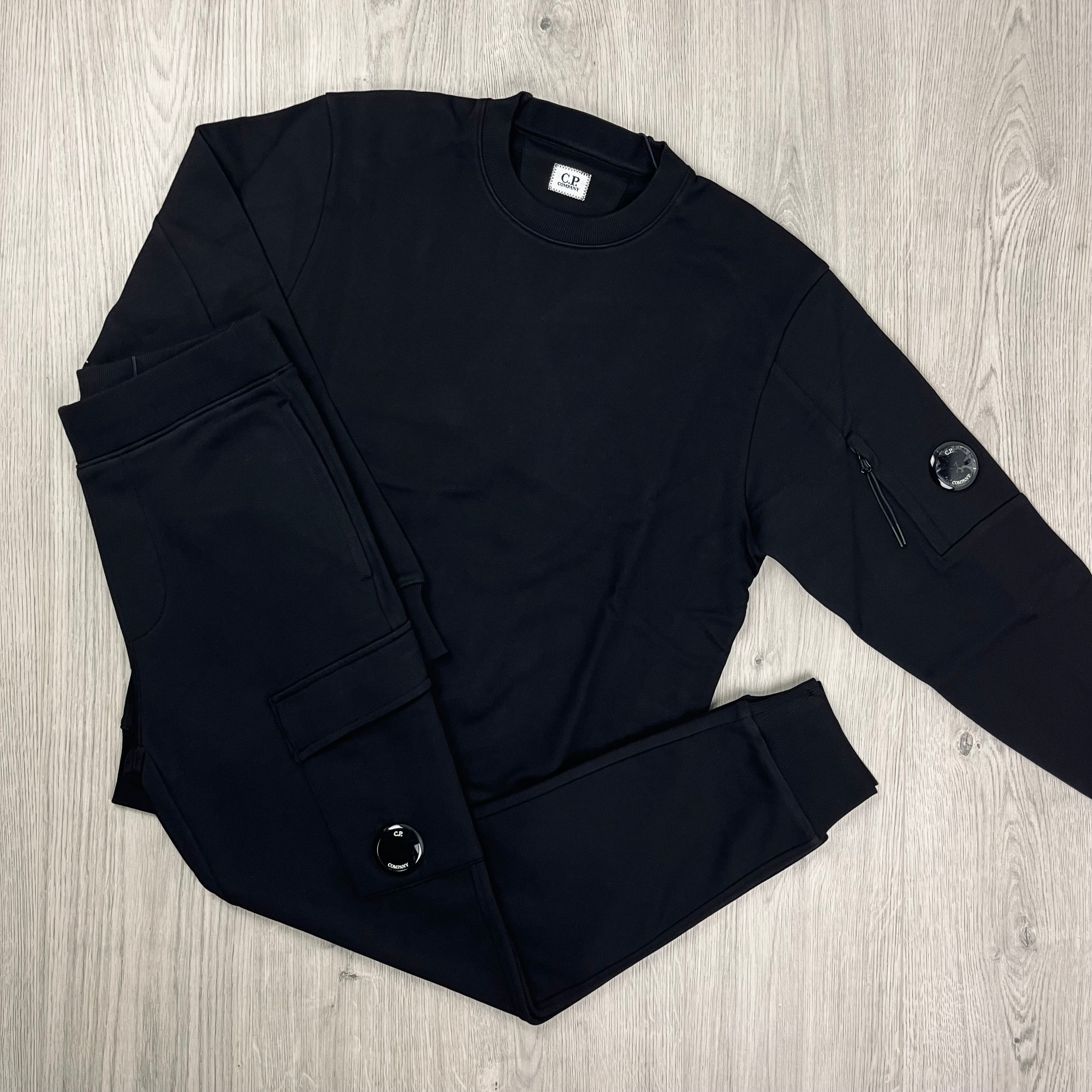 CP Company Tracksuit in Black. On sale at Open Attire. 