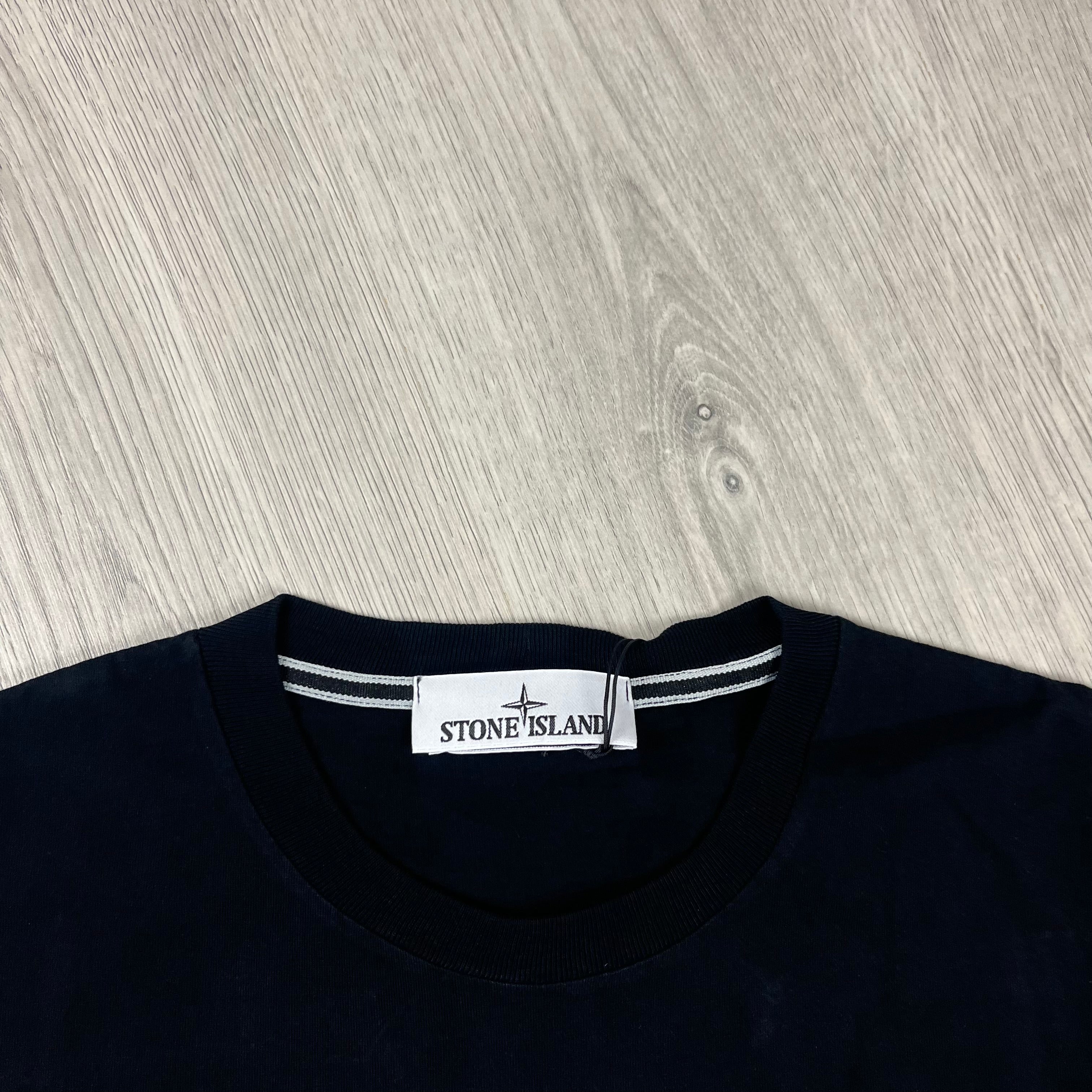 Stone Island Printed T-Shirt - Black