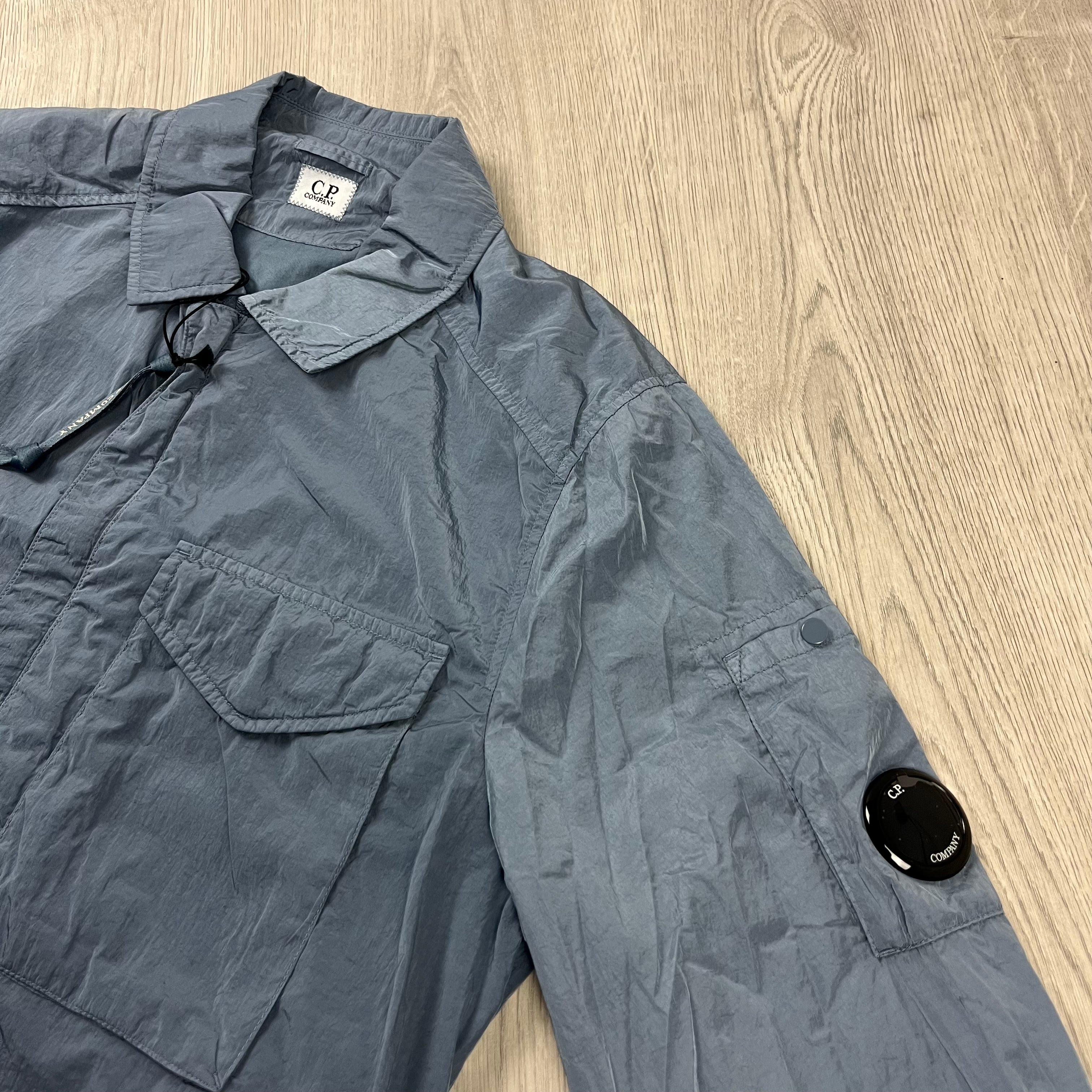 CP Company Chrome Overshirt - Flint Stone