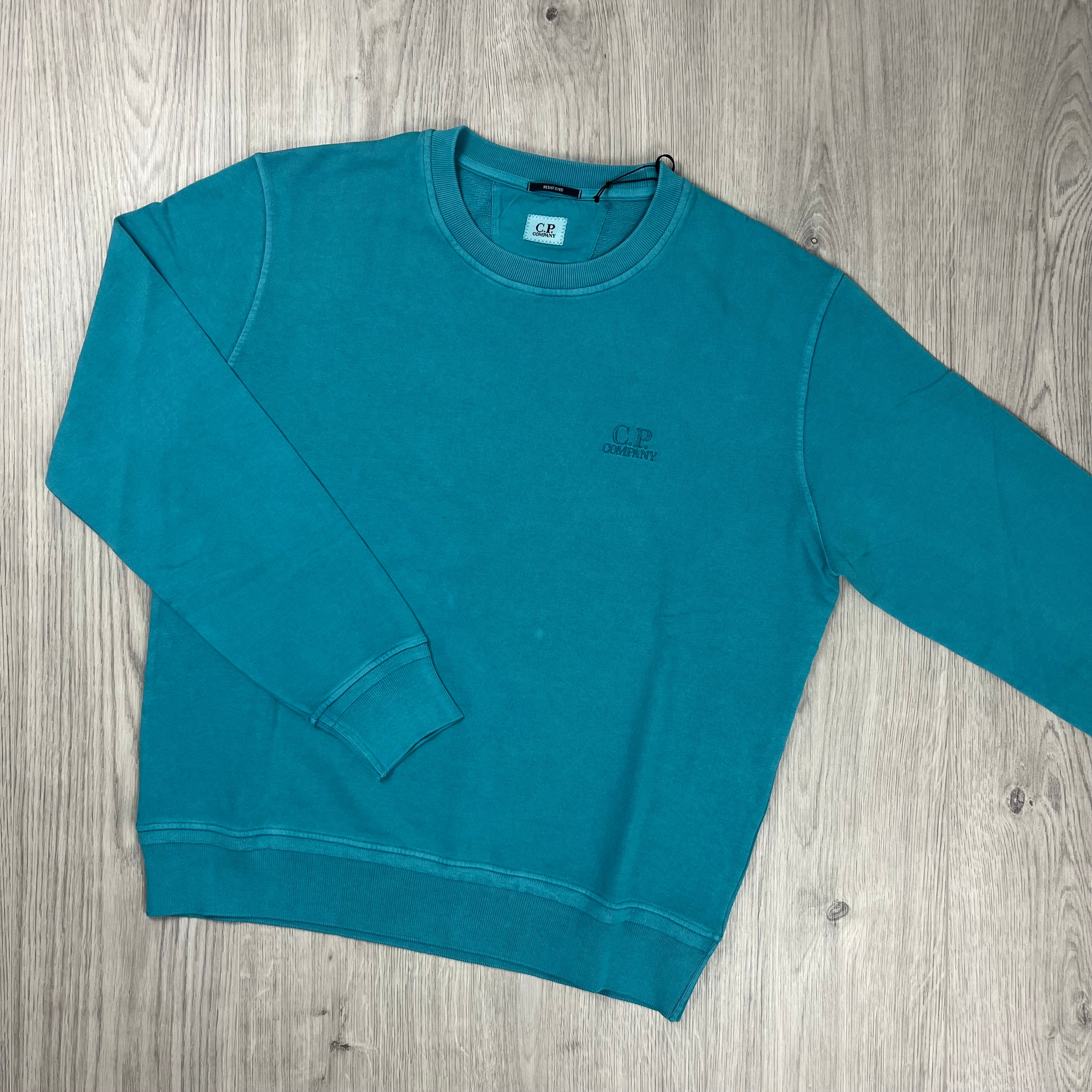 CP Company Patch Sweatshirt - Tile Blue