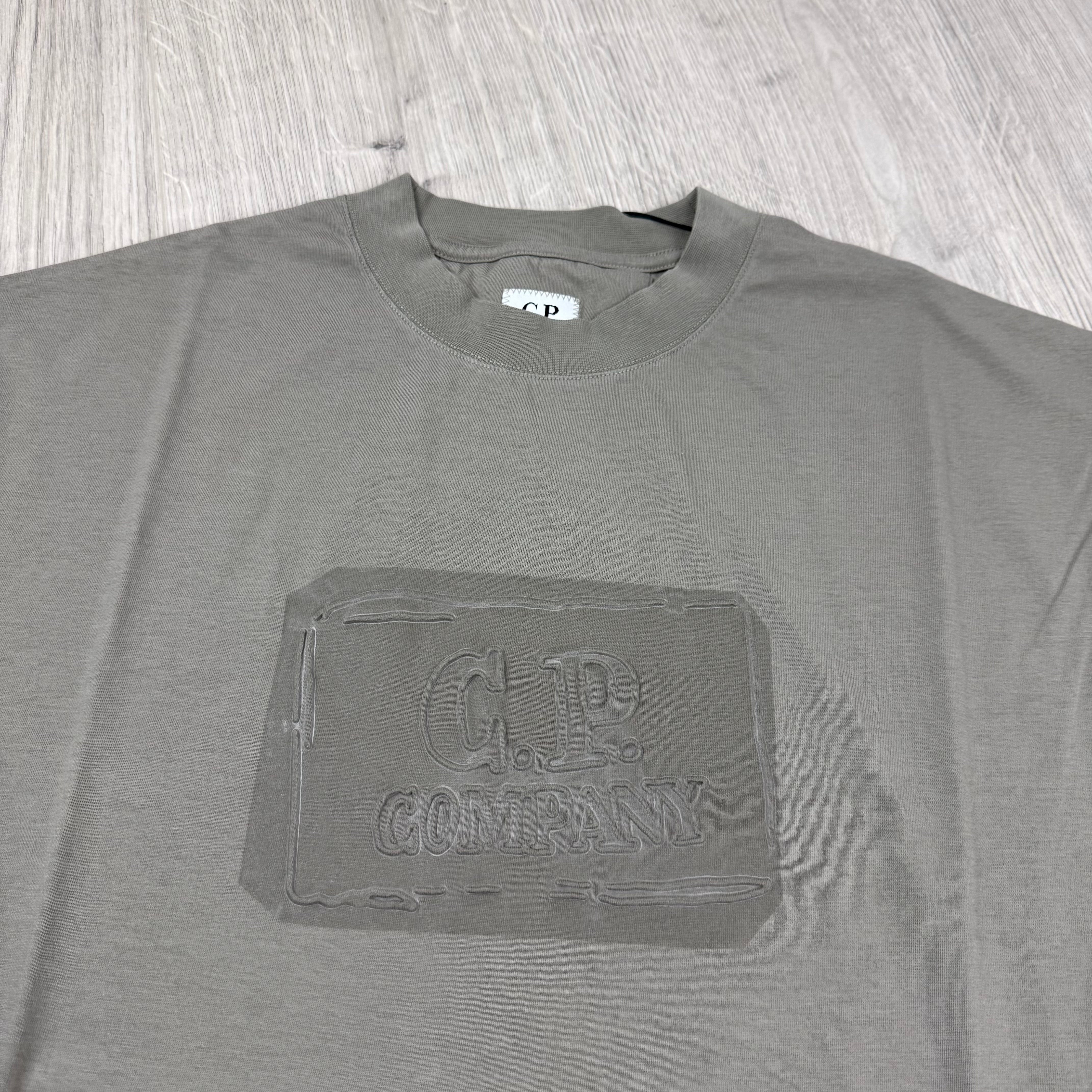 CP Company Stamp T-Shirt - Fallen Rock