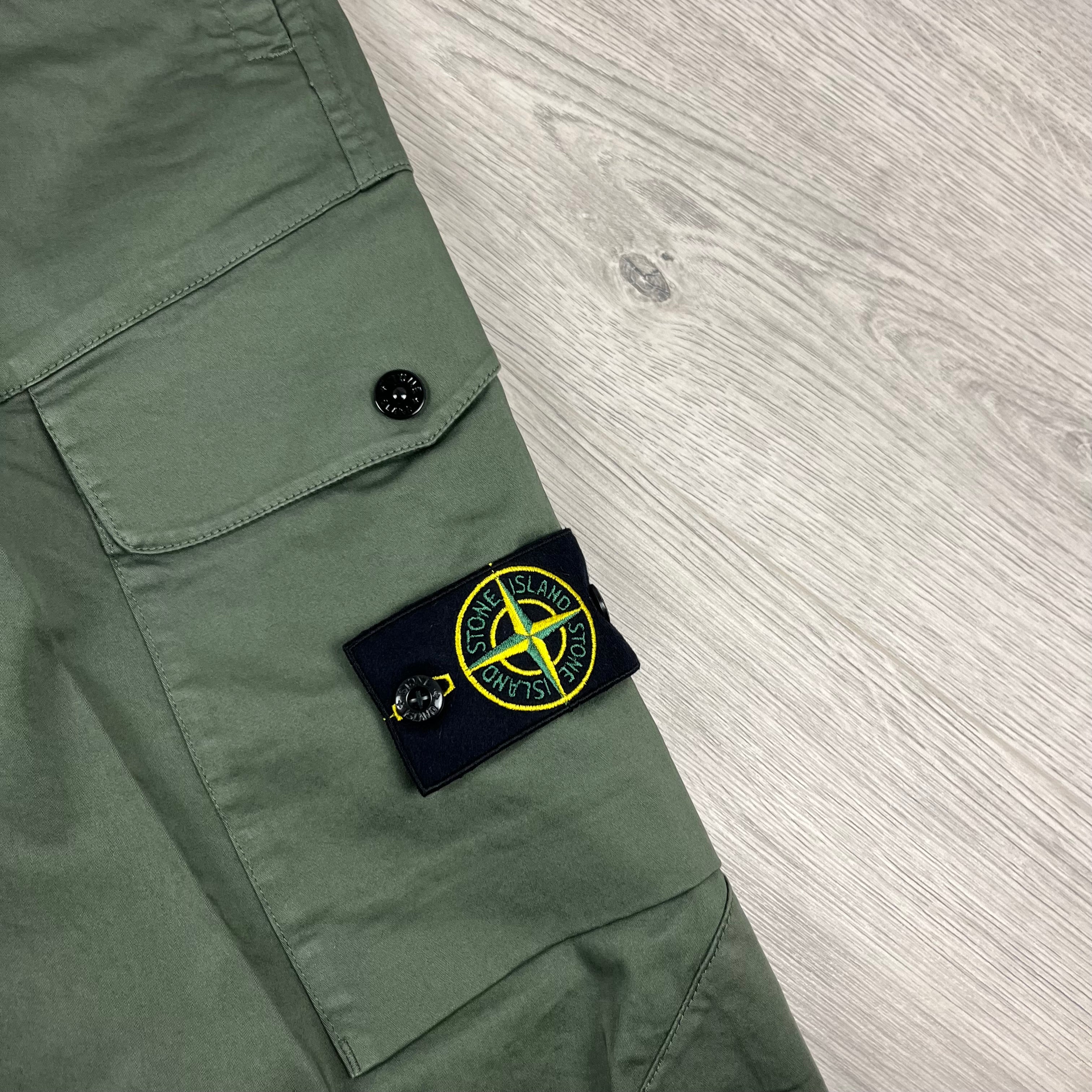 Stone Island Cargo Trousers - Musk