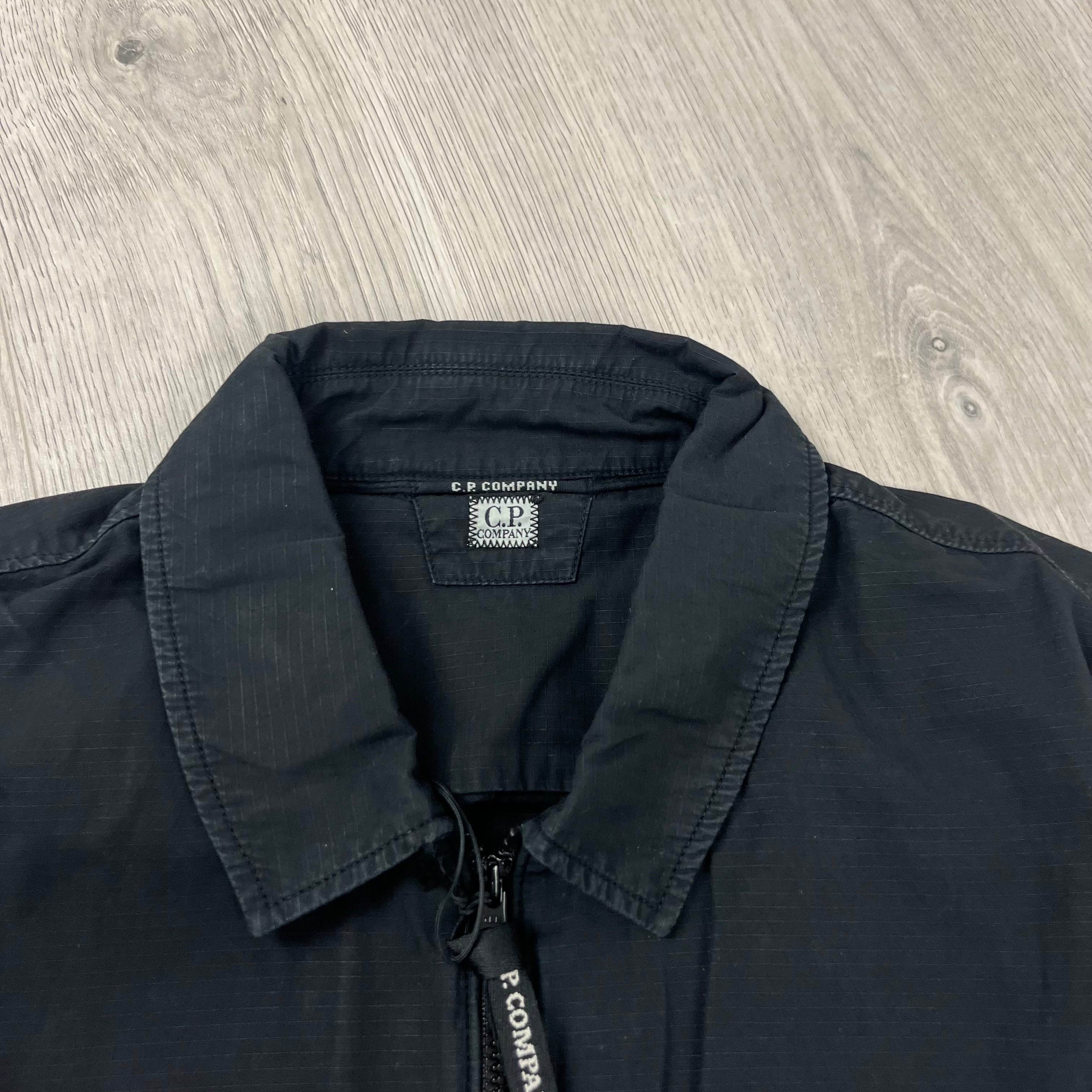 CP Company Rip-Stop Overshirt - Black