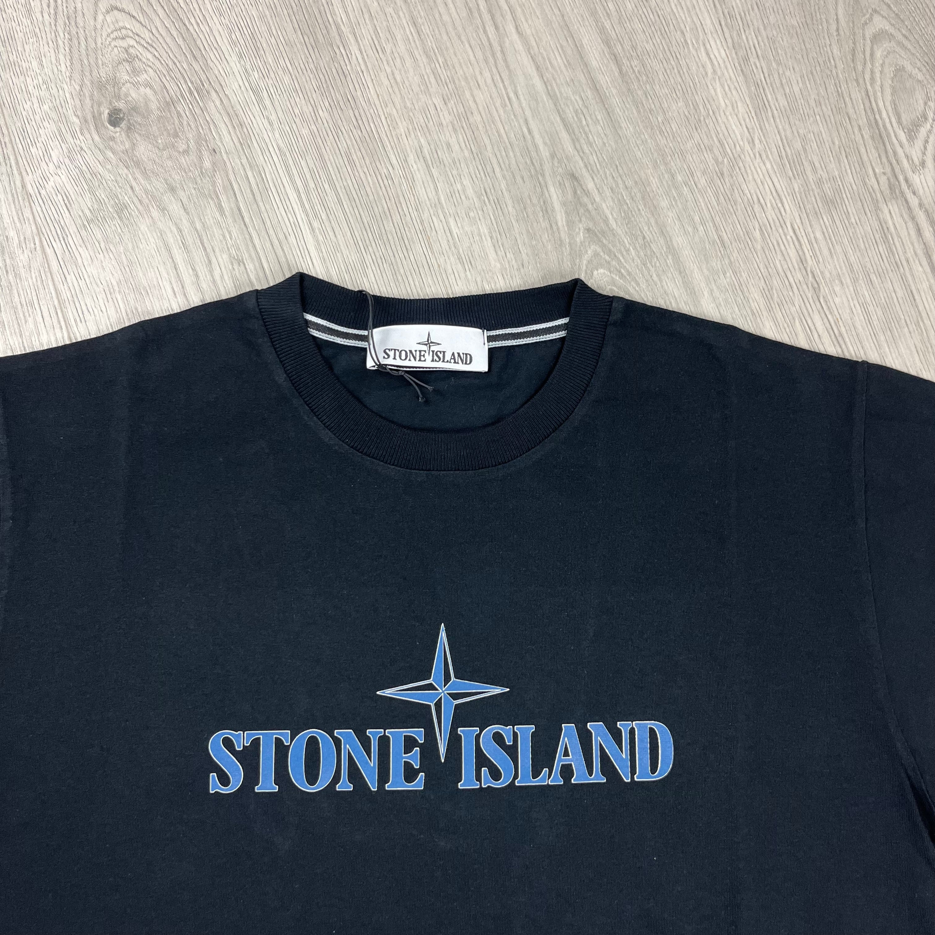 Stone Island Printed T-Shirt - Black