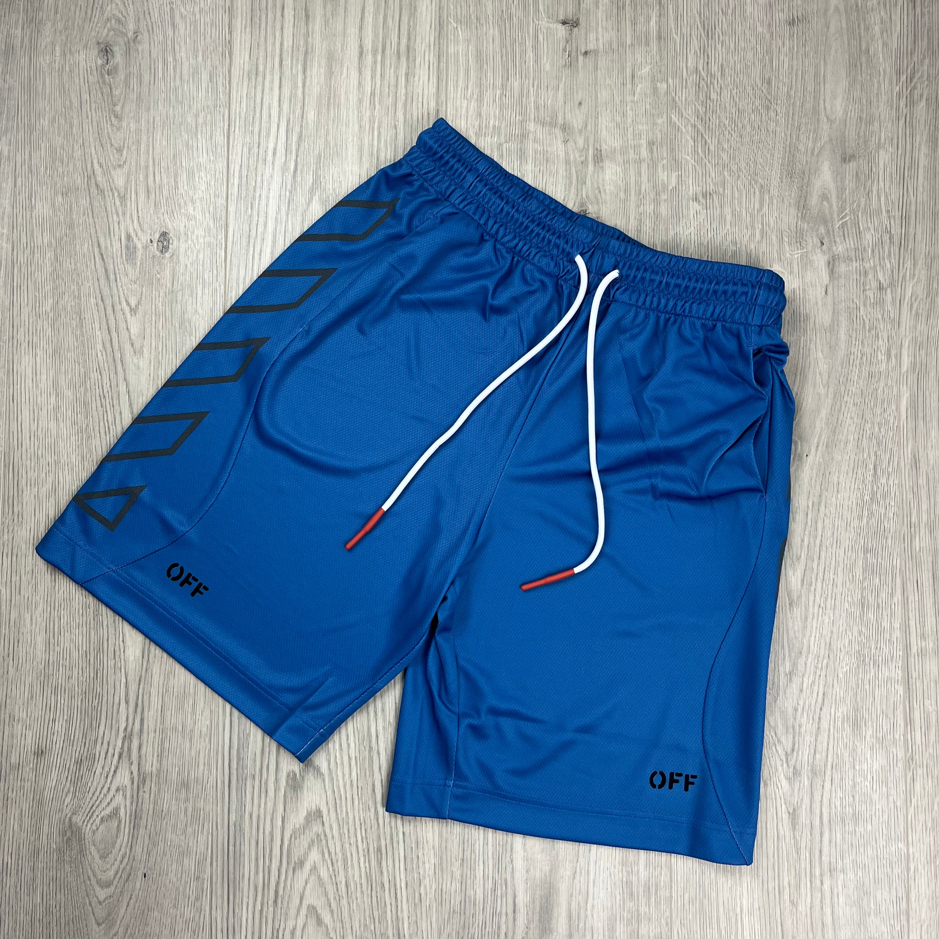 Off-White Mesh Shorts - Blue