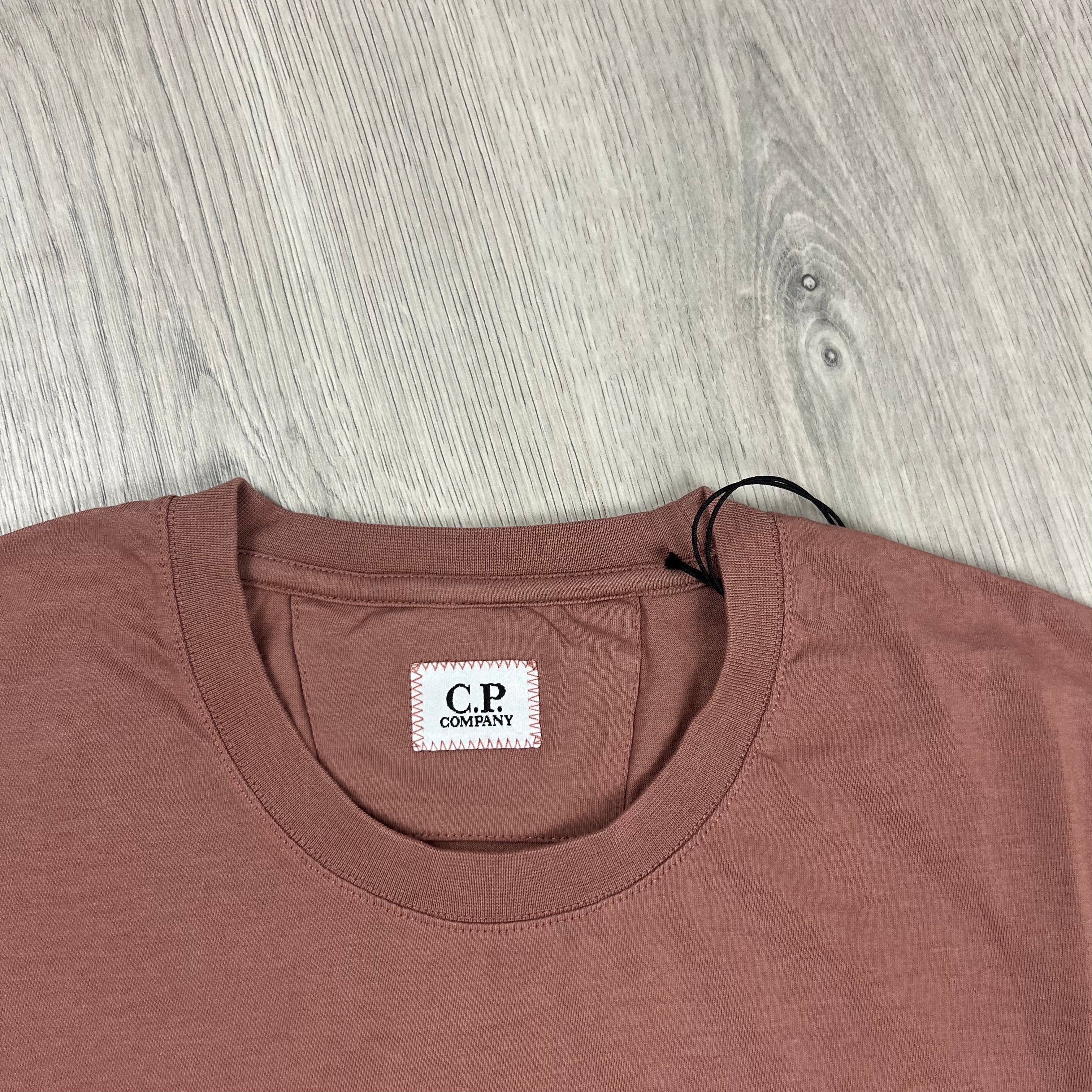 CP Company Printed T-Shirt - Cedar Wood